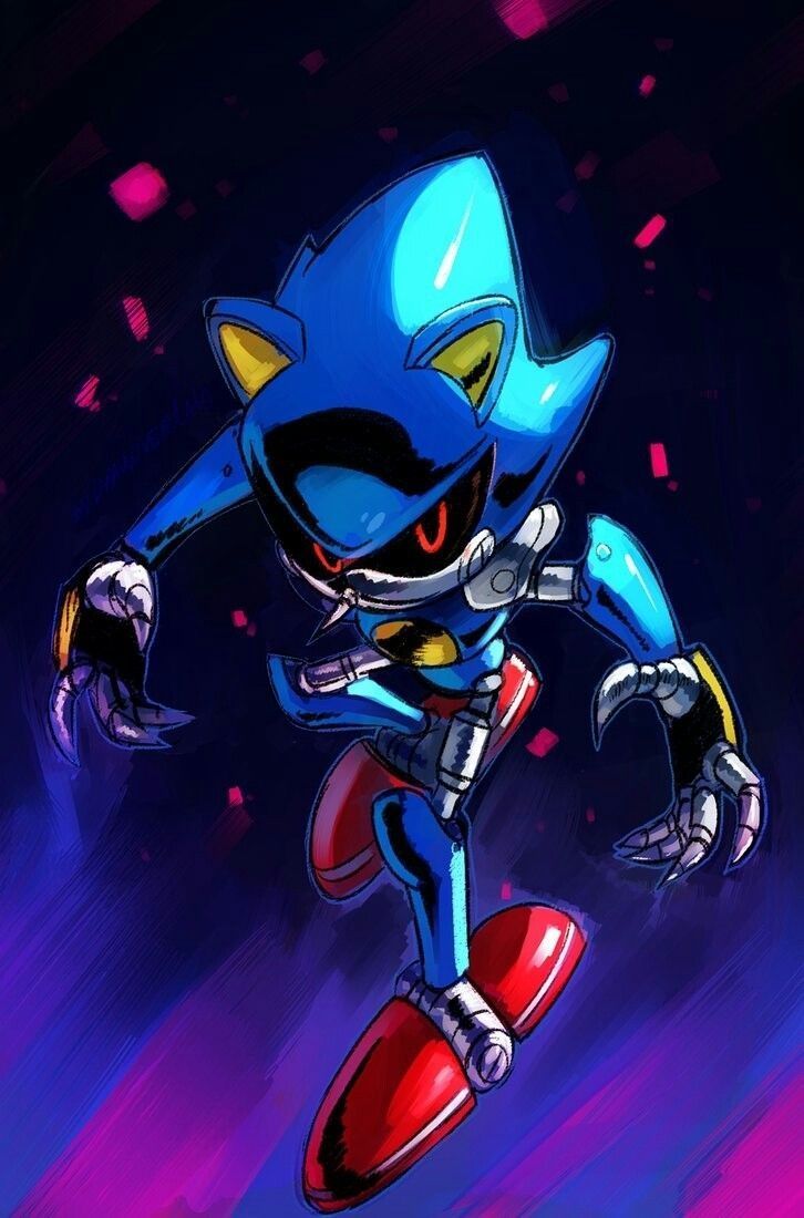 Metal Sonic personaggio videogioco, 726x1100 Full HD Verticale, iPhone