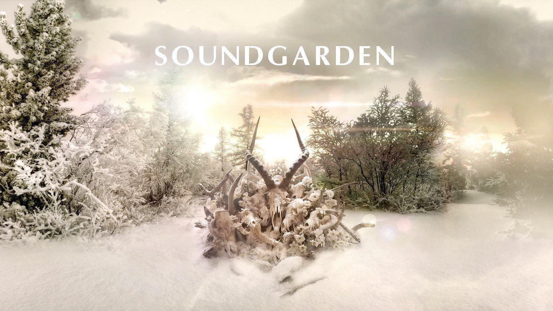 Soundgarden logo paesaggio innevato, 1920x1080 Full HD, PC