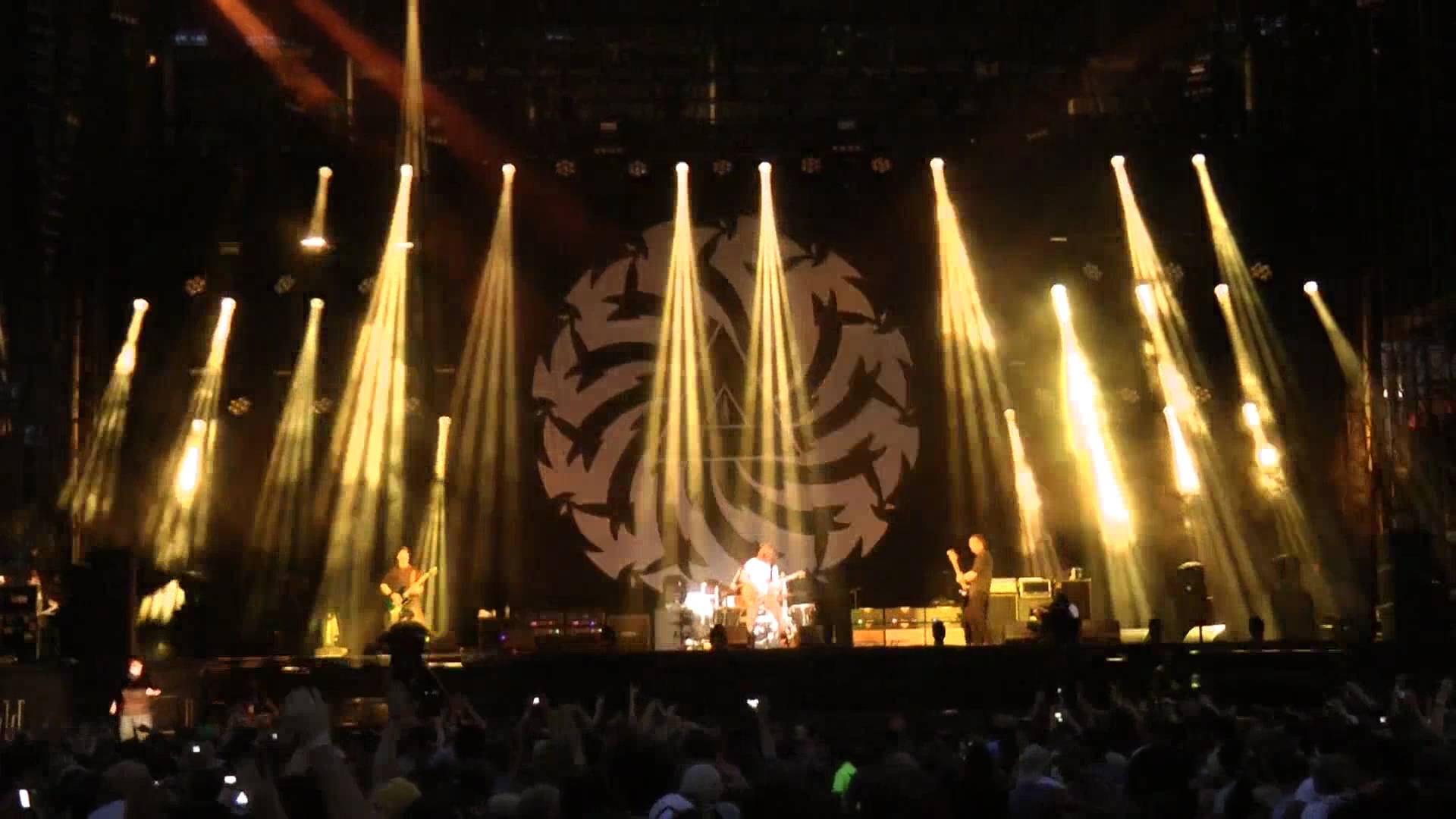 Concerto rock luci gialle palco, 1920x1080 1080p, PC Desktop