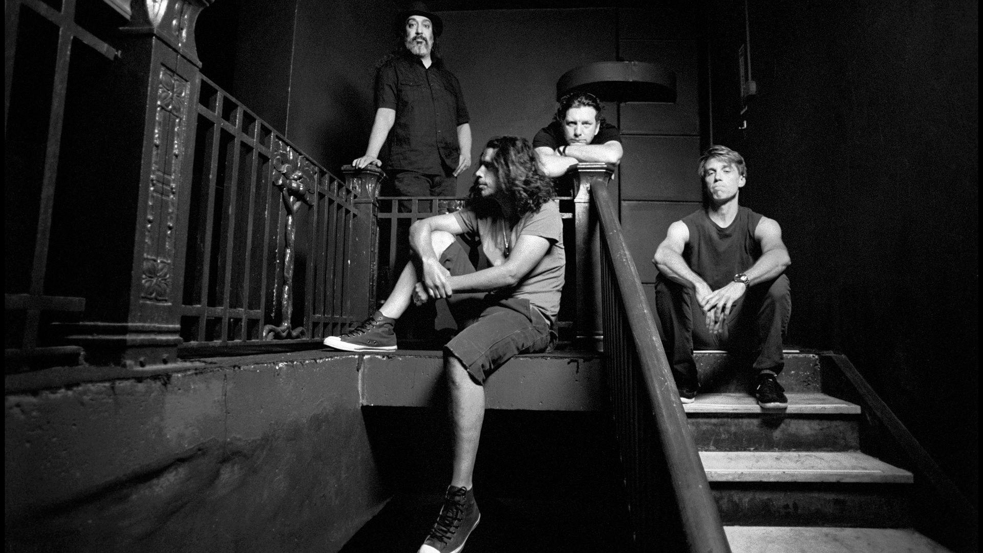 Banda rock bianco e nero, 1920x1080 Full HD, Desktop