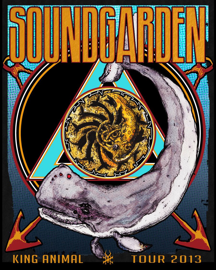 Poster Soundgarden King Animal Tour, 900x1125 Verticale, POCO
