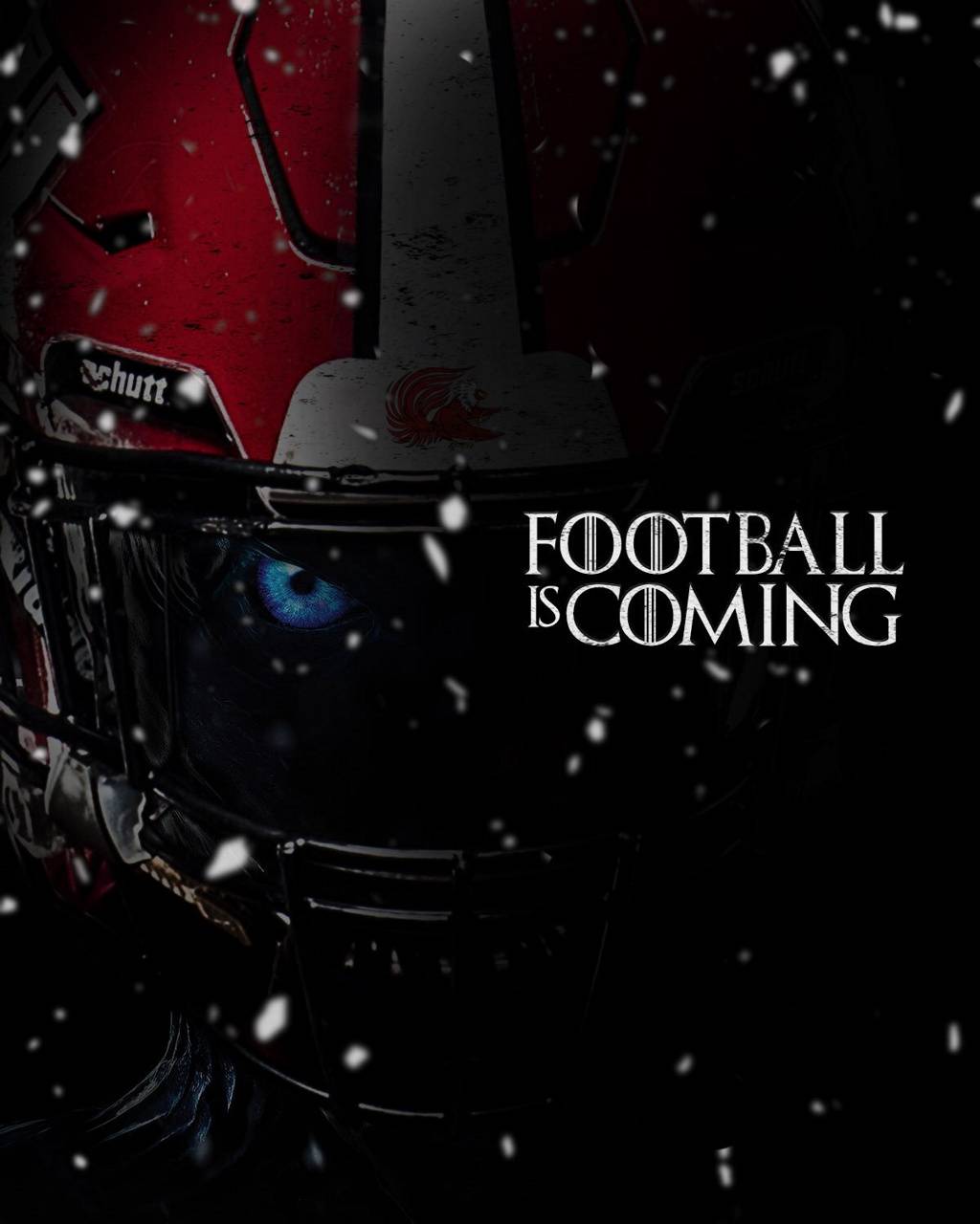 Casco football rosso e nero, 1024x1280 Verticale, Samsung Galaxy