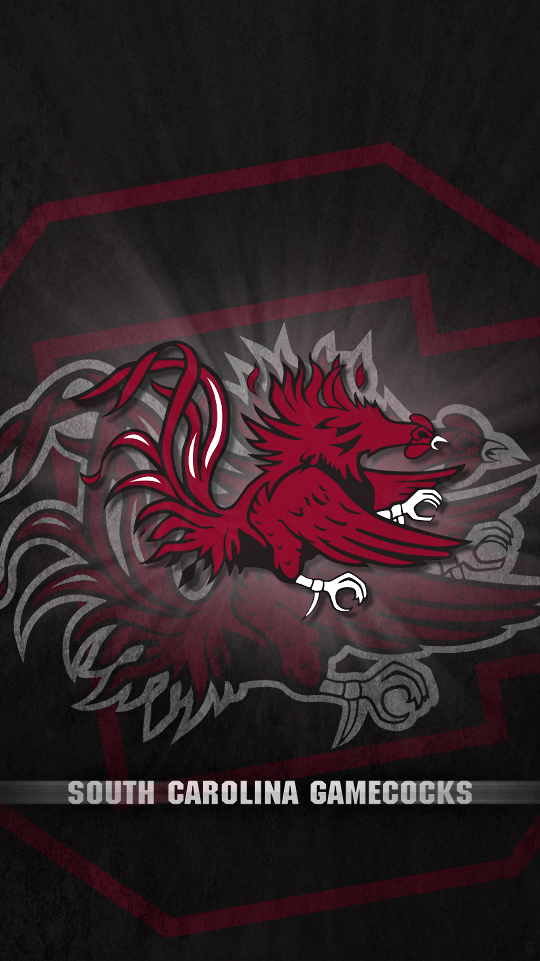 Logo South Carolina Gamecocks, 1080x1920 Verticale, Motorola