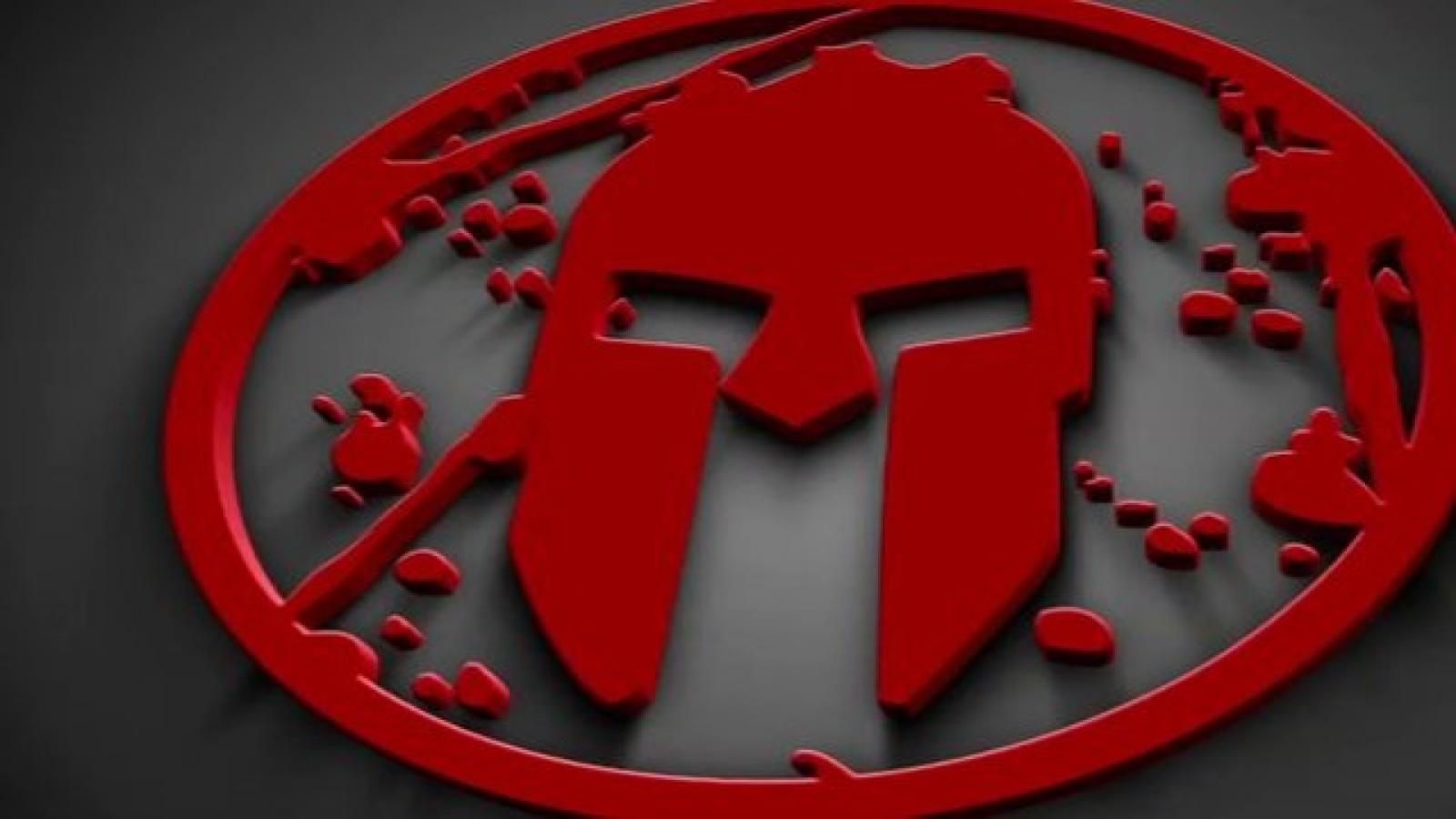 Casco spartano rosso emblema, 1600x900 900p, PC Desktop