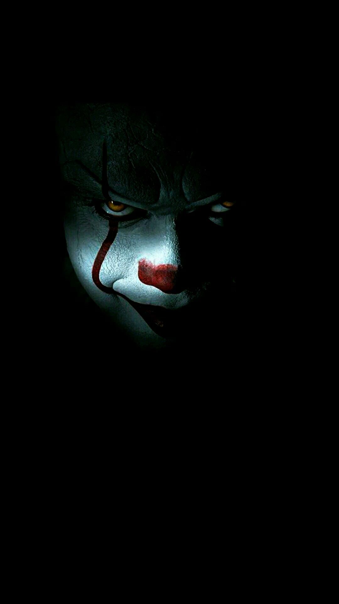 Pennywise clown viso oscuro, 1080x1920 Full HD Verticale, iPhone