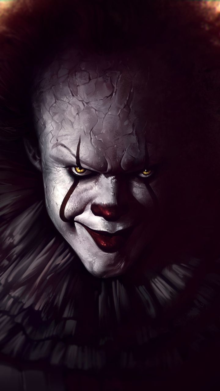 Pennywise clown horror inquietante, 720x1280 Verticale, Telefono