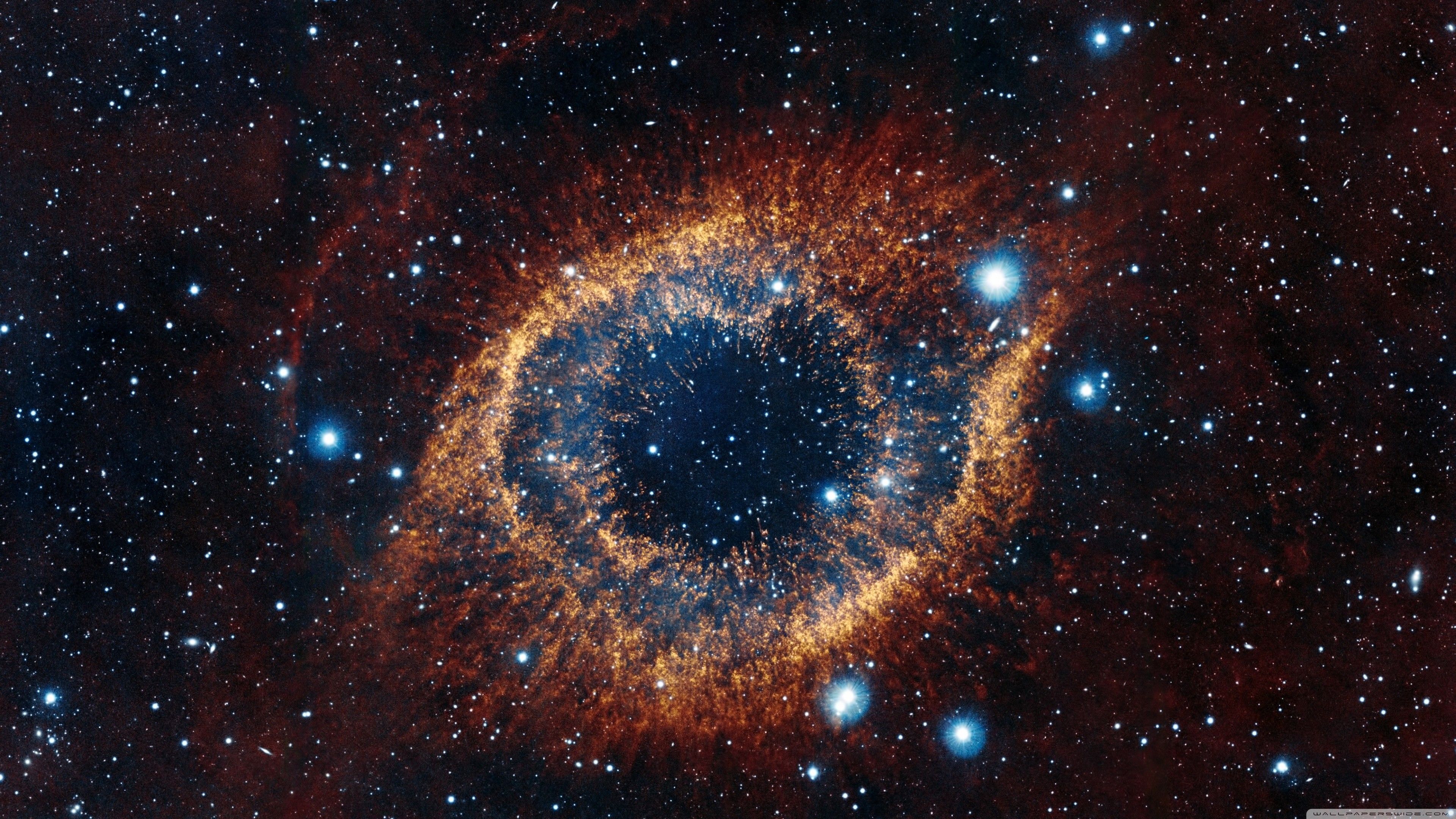 Nebulosa Elica spazio profondo, 3840x2160 Ultra HD, Monitor 4K