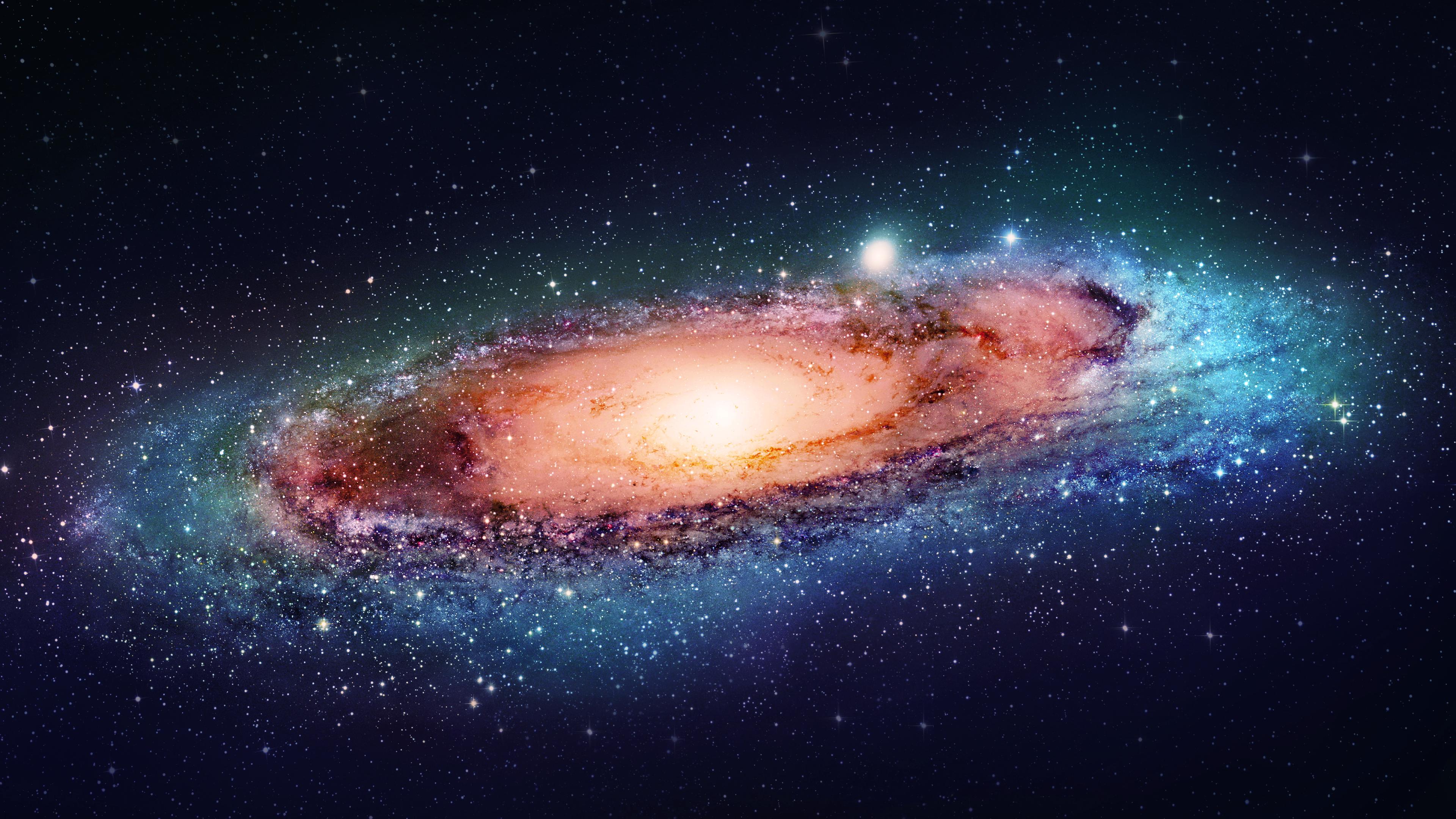 Galassia a spirale colorata, 3840x2160 4K Ultra HD, Monitor 4K