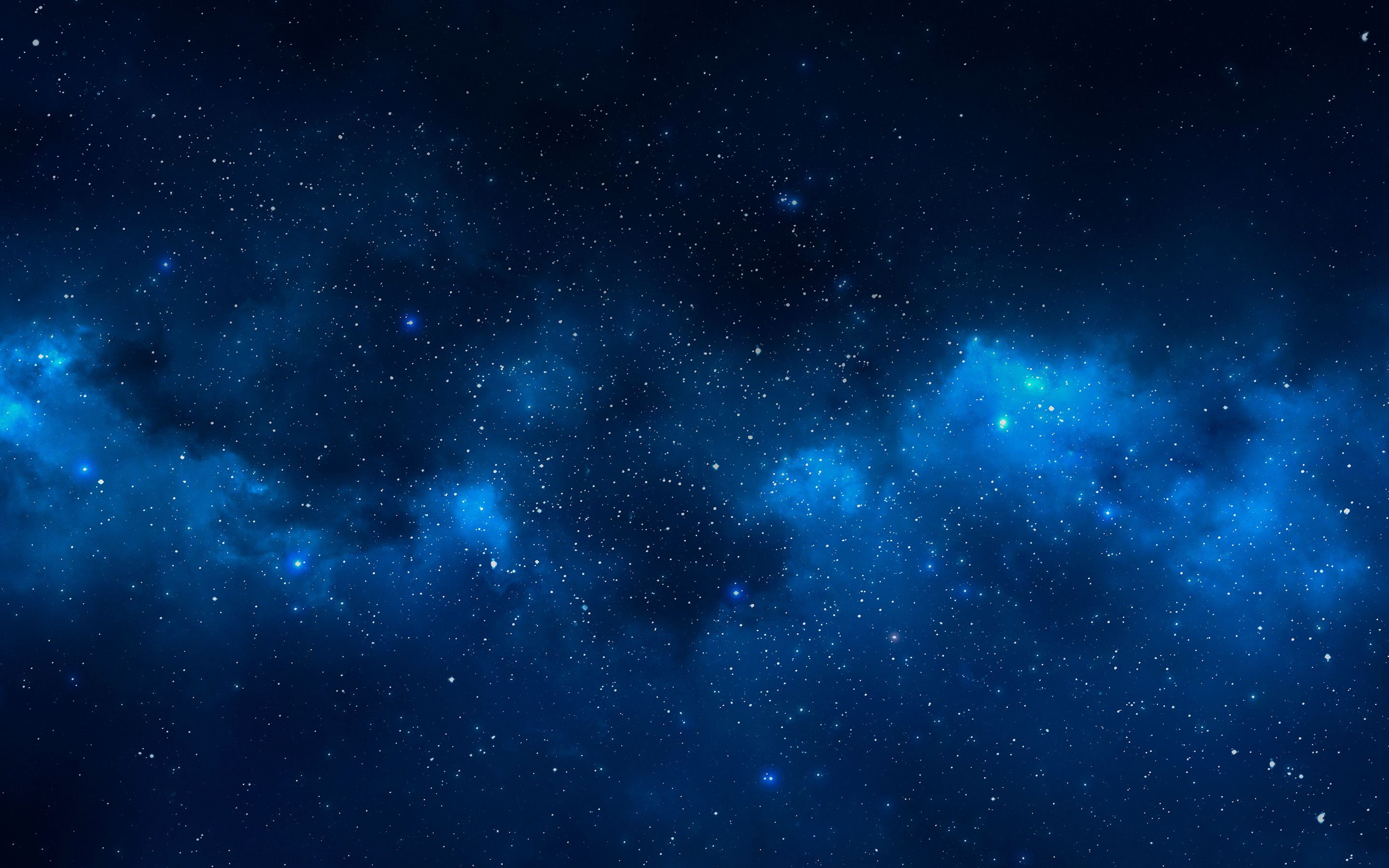 Nebulosa blu con stelle, 2880x1800 WQXGA, Desktop