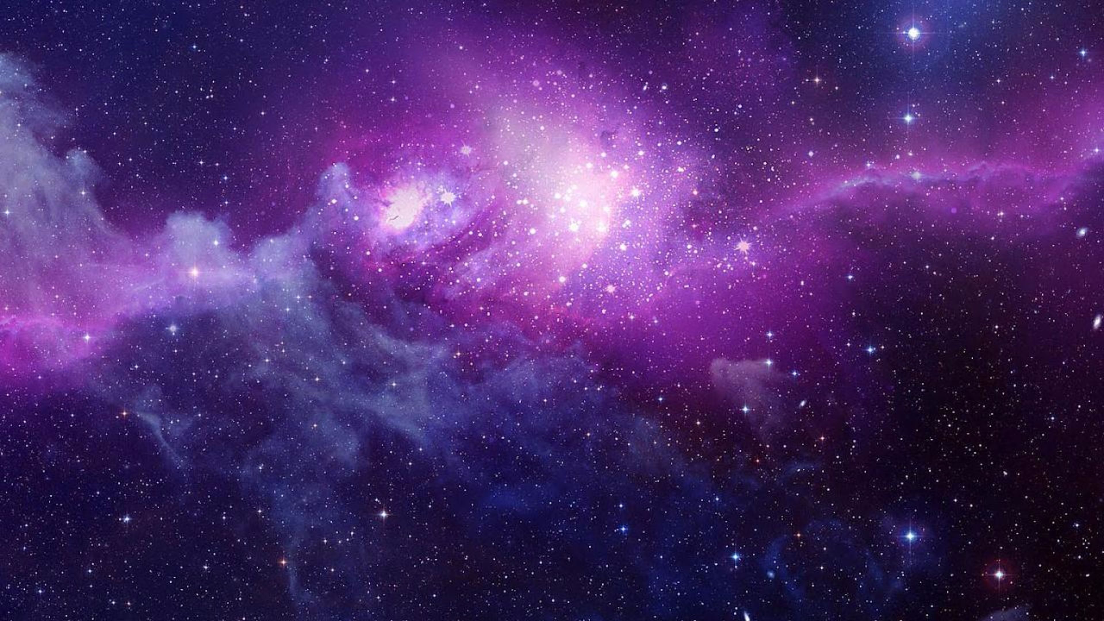 Nebulosa viola stellata spazio, 3840x2160 UHD, PC 4K