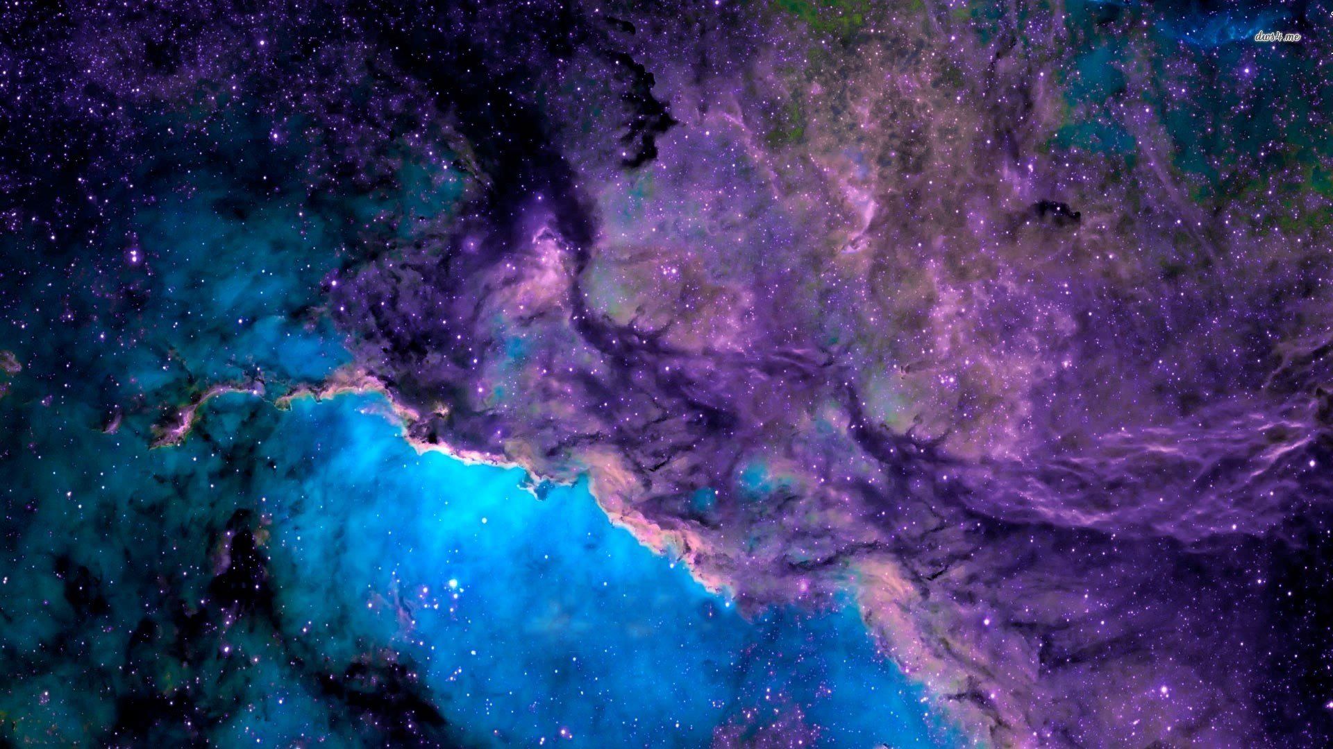 Nebulosa viola e blu, 1920x1080 Full HD, Desktop