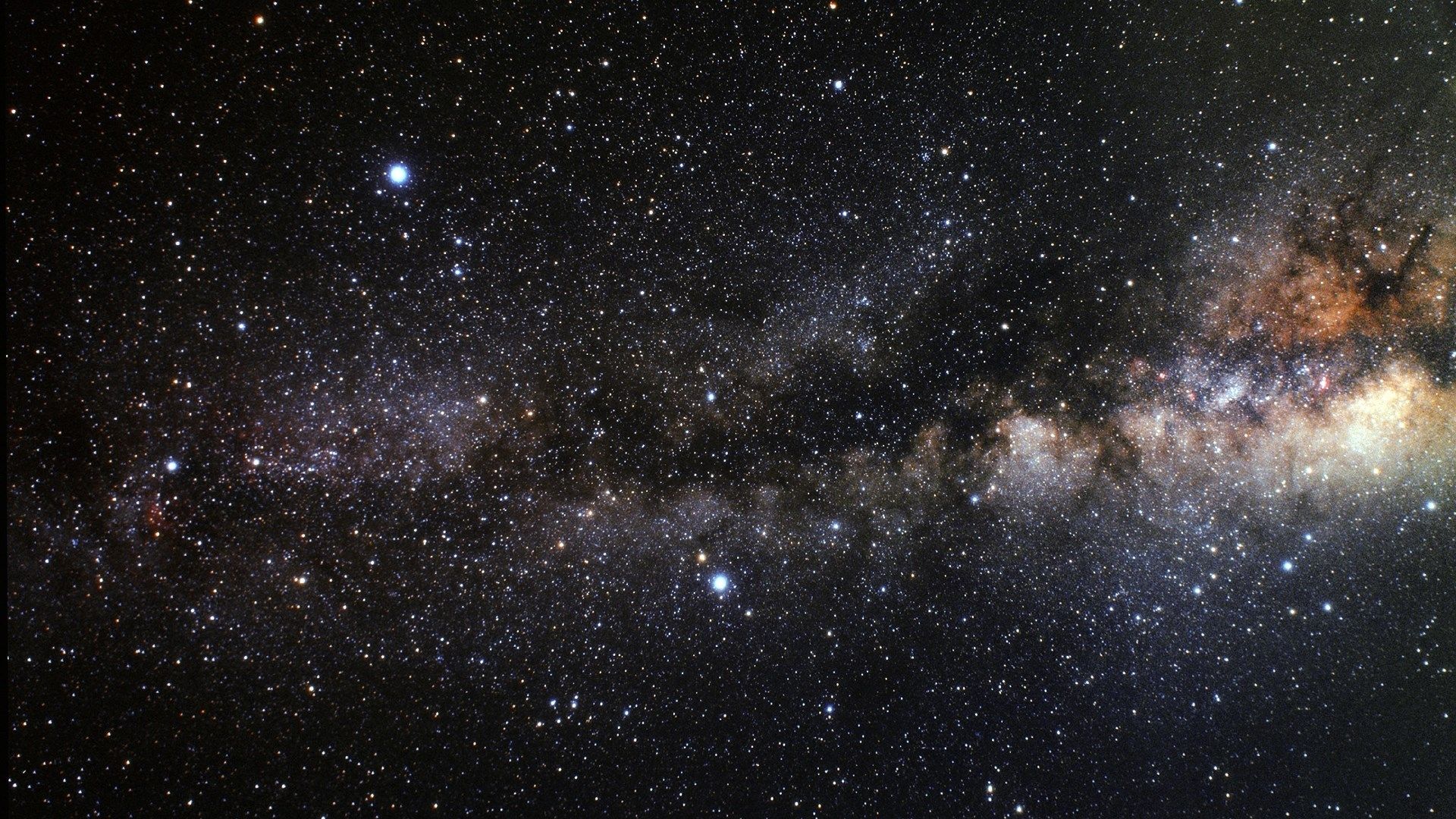 Via Lattea stellata notturna, 1920x1080 1080p, Desktop