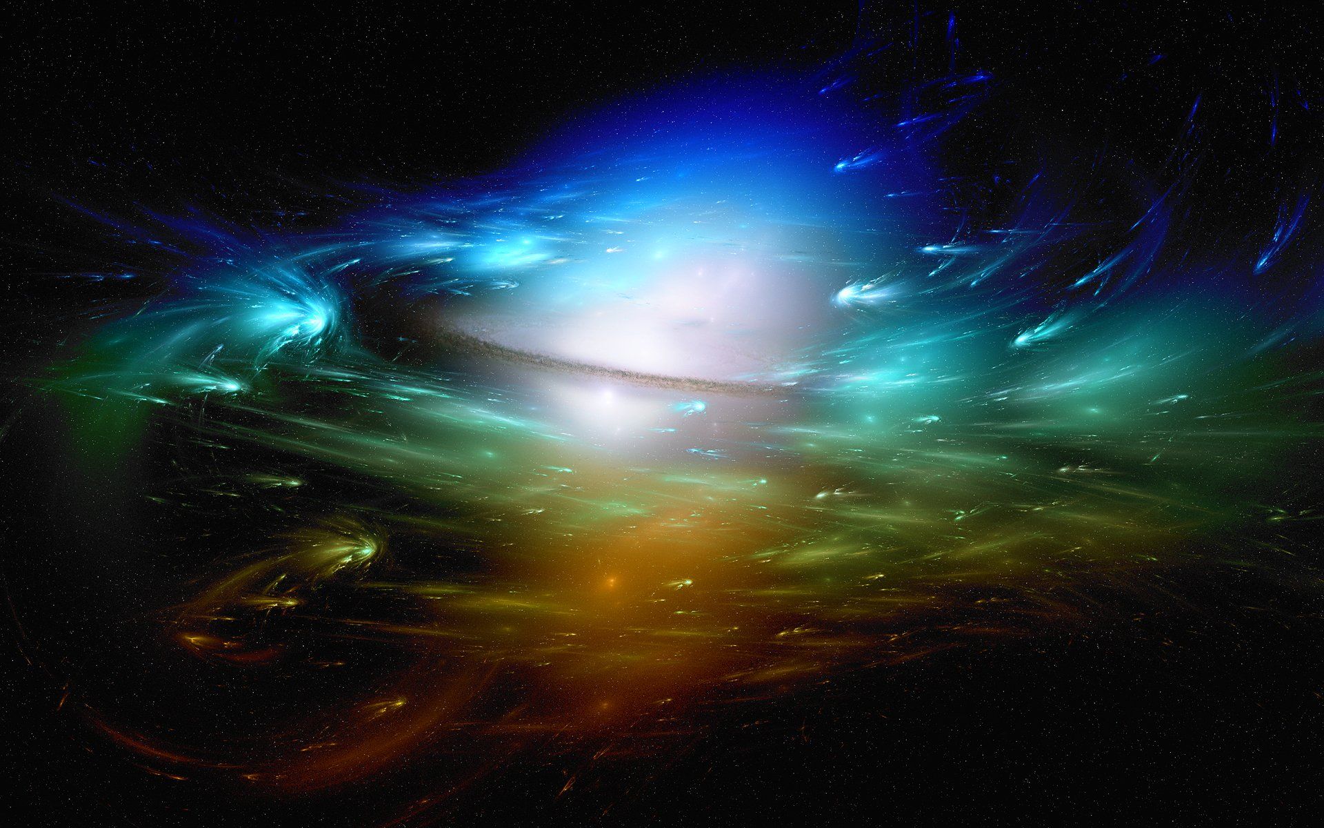 Nebulosa spaziale astratta colorata, 1920x1200 Full HD+ WUXGA, Laptop