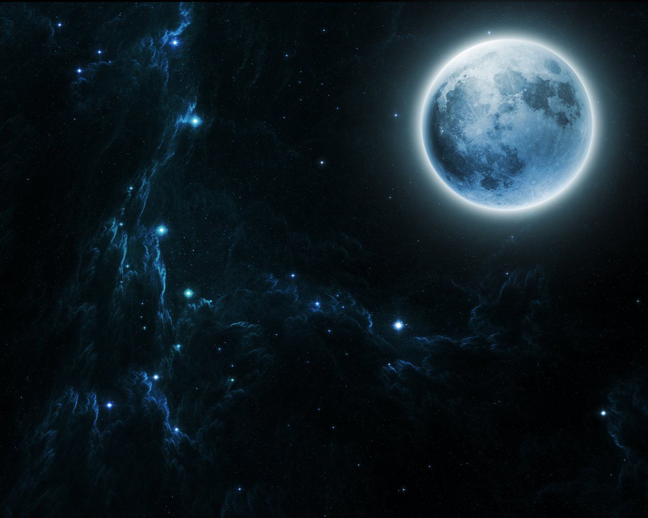 Luna blu e nebulosa, 1280x1024 720p, Acer Nitro