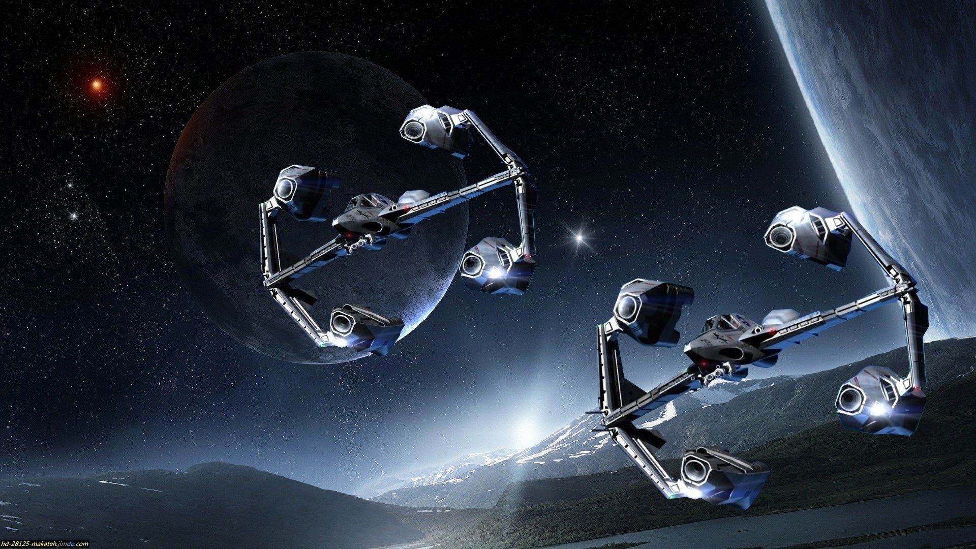 Astronavi spaziali fantascienza, 1920x1080 1080p, Laptop