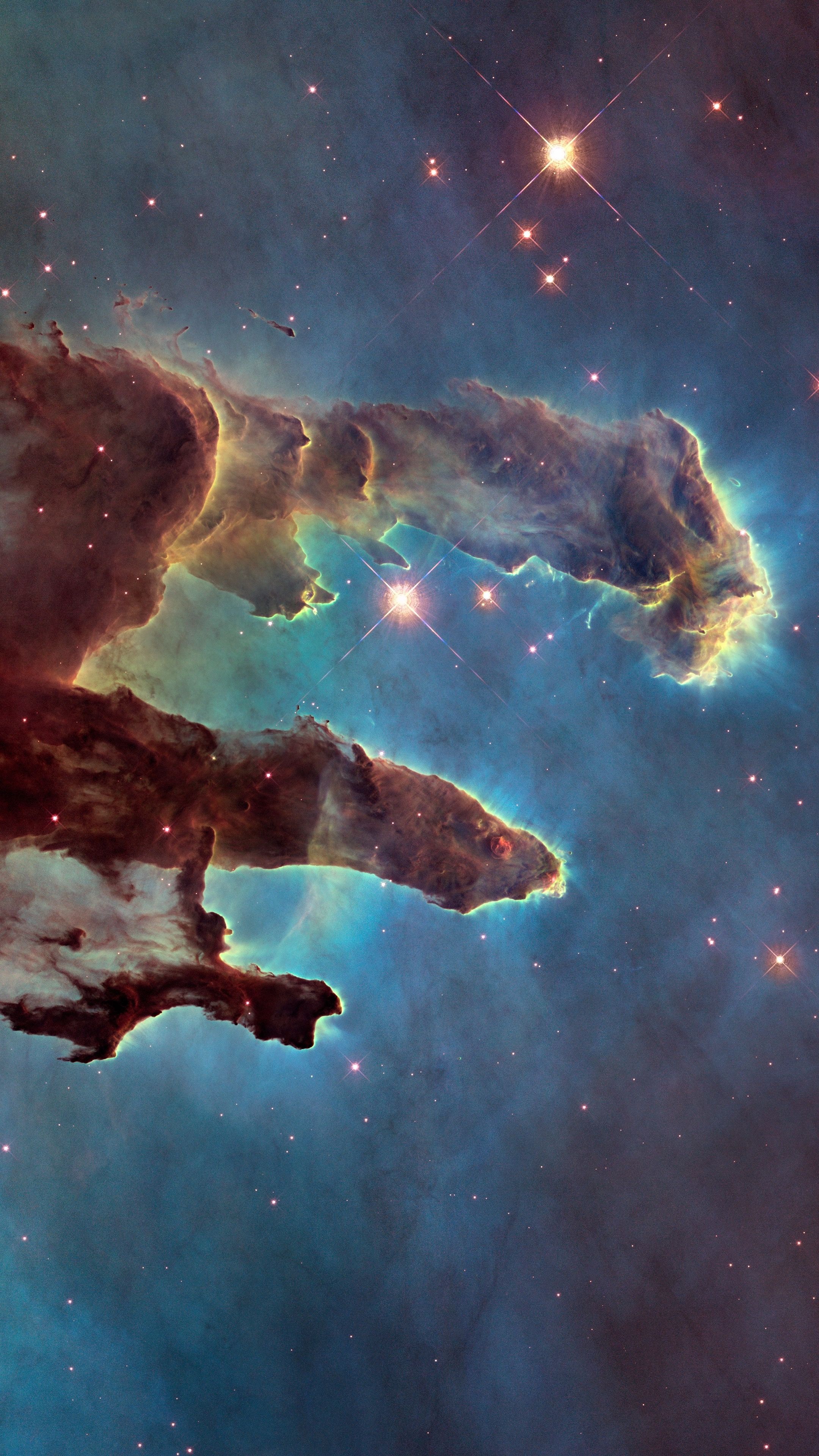 Nebulosa pilastri della creazione, 2160x3840 Full HD Verticale, iPhone
