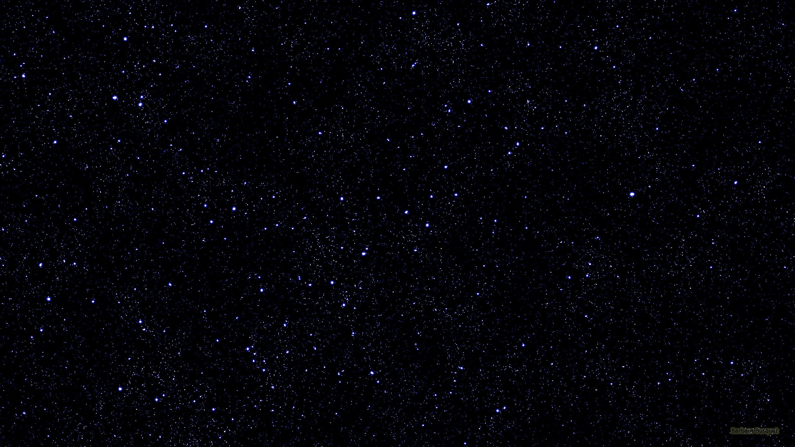 Cielo stellato notturno scuro, 2560x1440 QHD, Laptop