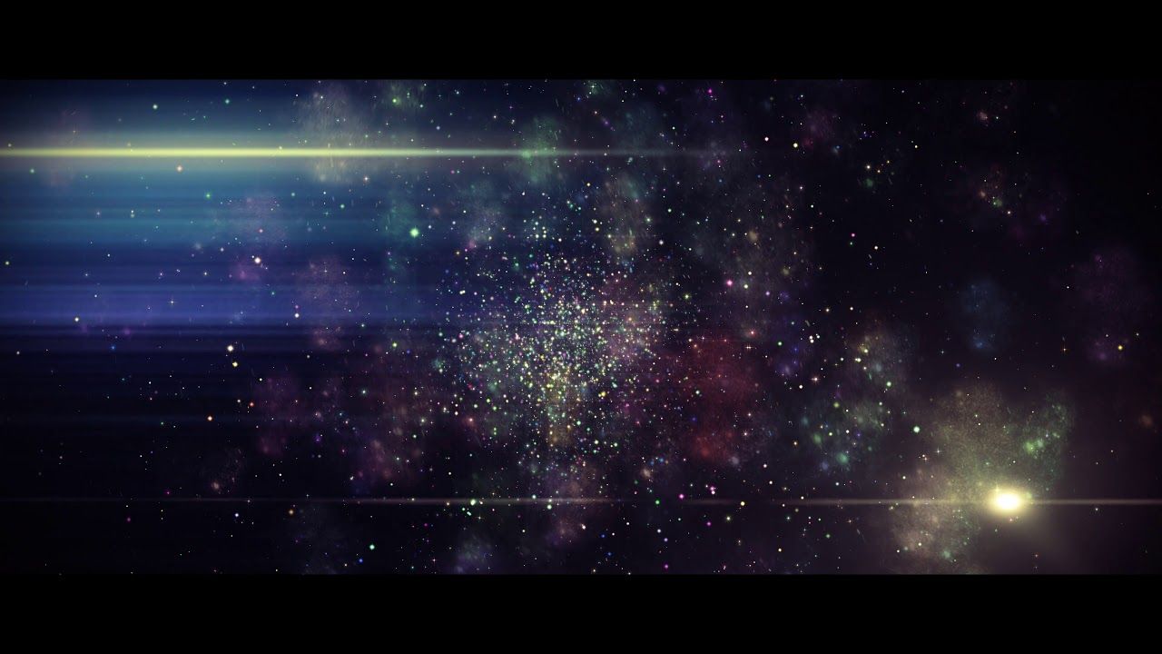 Nebulosa spaziale con particelle luminose, 1280x720 720p, iMac