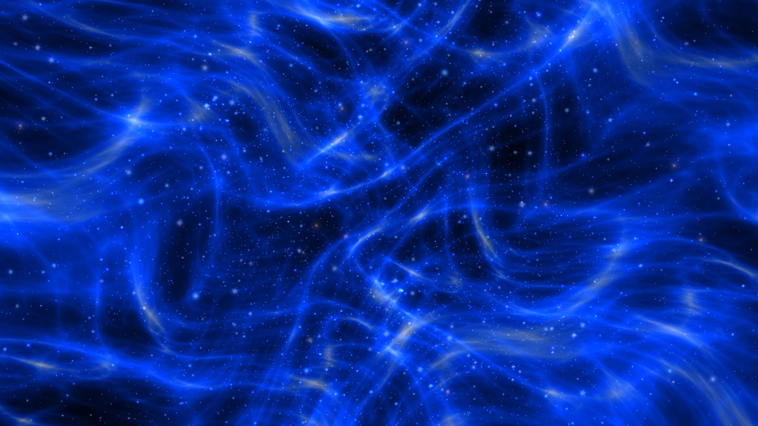 Nebulosa blu astratta spazio, 2560x1440 2K QHD, Monitor Gaming