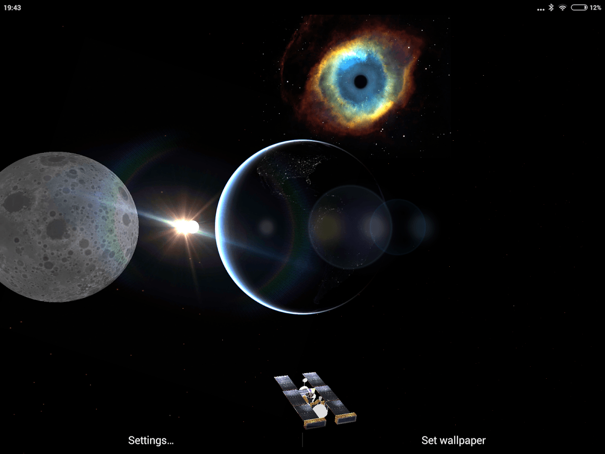 Pianeta Terra e Luna spazio, 1200x900 HD, PC