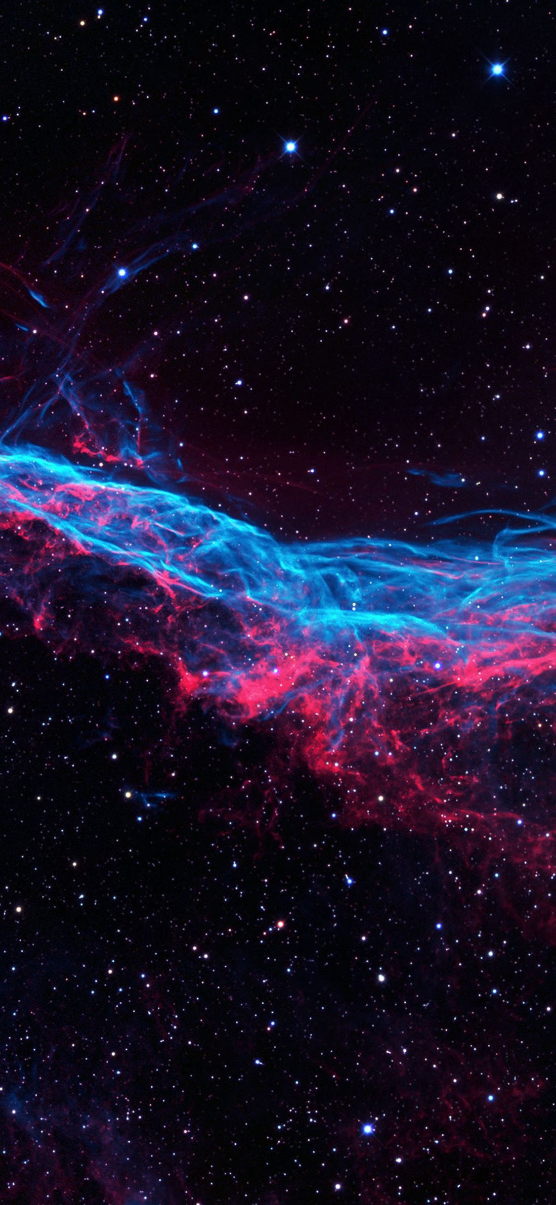 nebulosa blu e rosa, 1125x2437 Verticale, iPhone Air