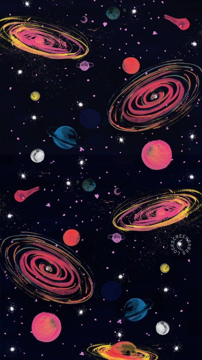 Galassie e pianeti spazio, 675x1200 Full HD Verticale, iPhone Air