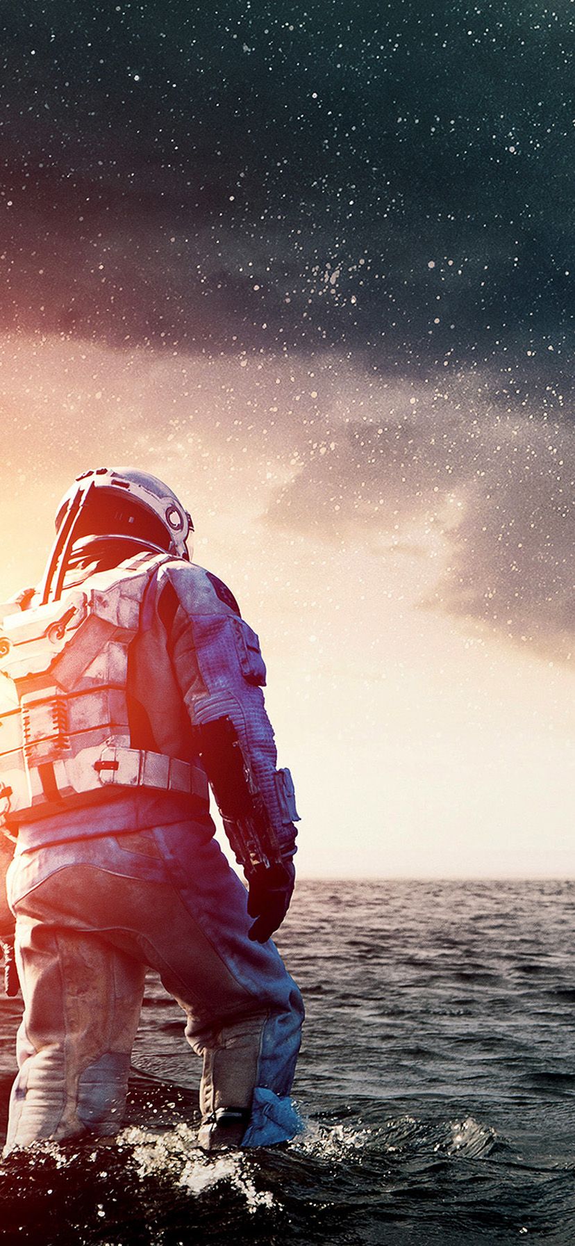 Astronauta in mare stellato, 828x1792 Full HD Verticale, iPhone Pro