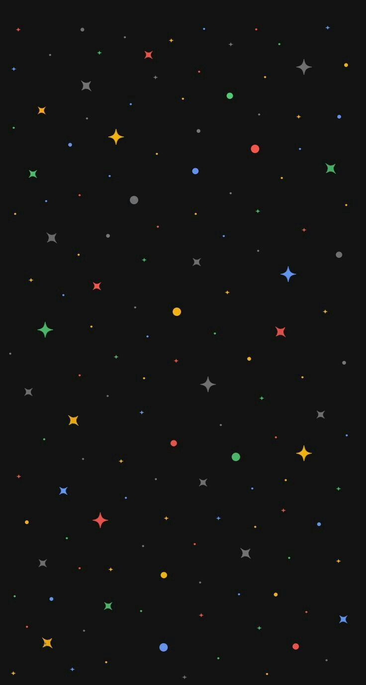 Stelle colorate su nero, 736x1377 Full HD Verticale, iPhone Pro