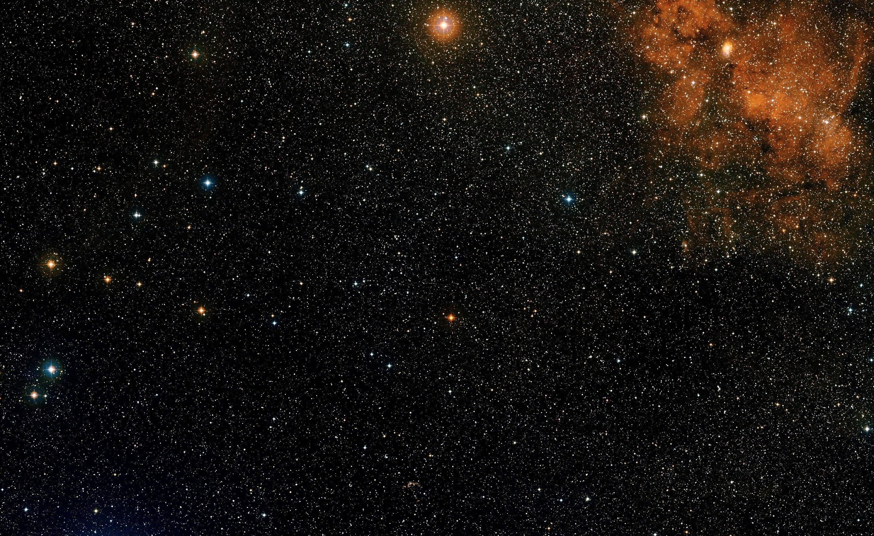 Cielo stellato con nebulosa arancione, 2880x1767 WQXGA, Acer Nitro