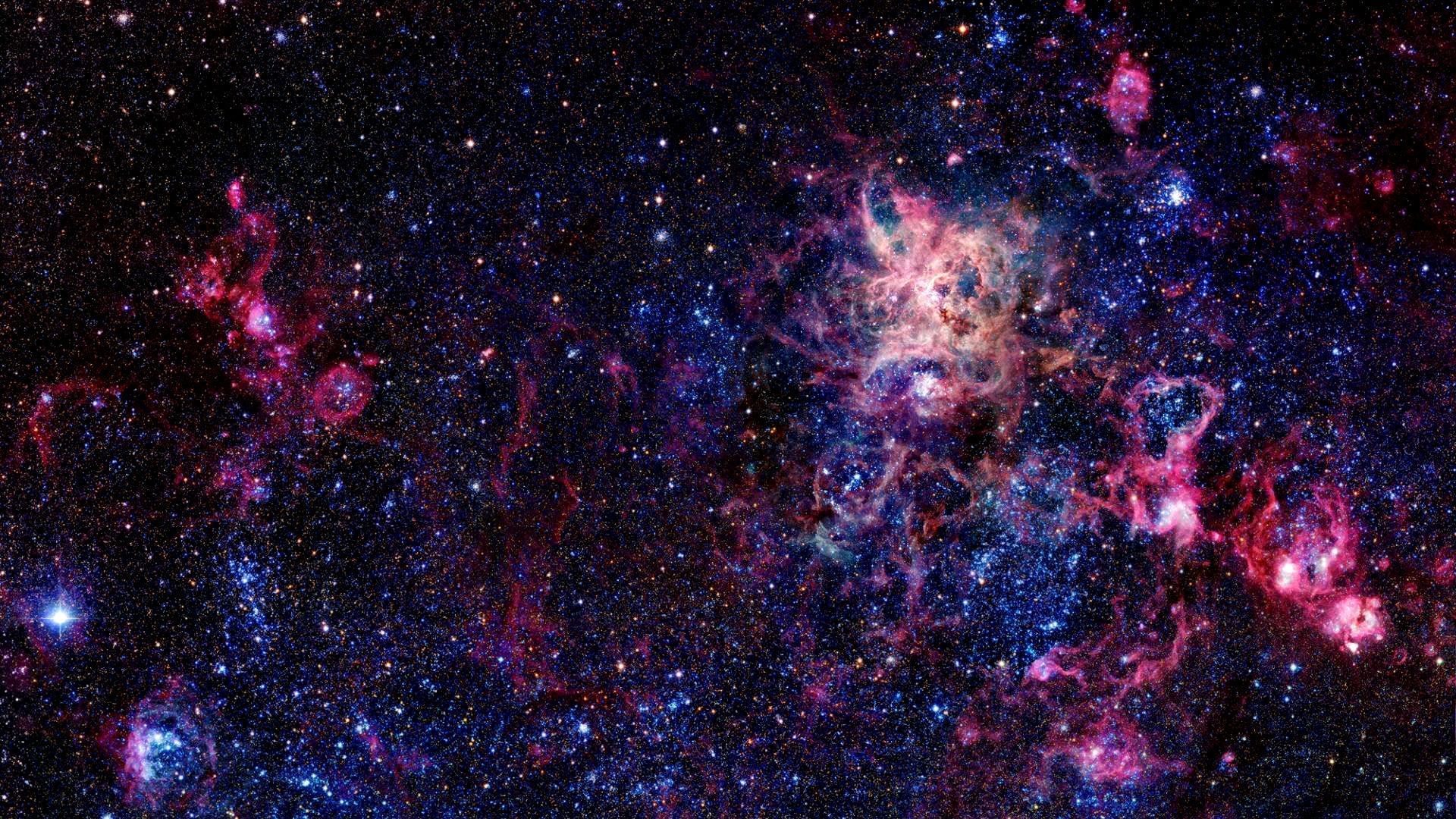 Nebulosa colorata con stelle, 1920x1080 1080p, Dell XPS