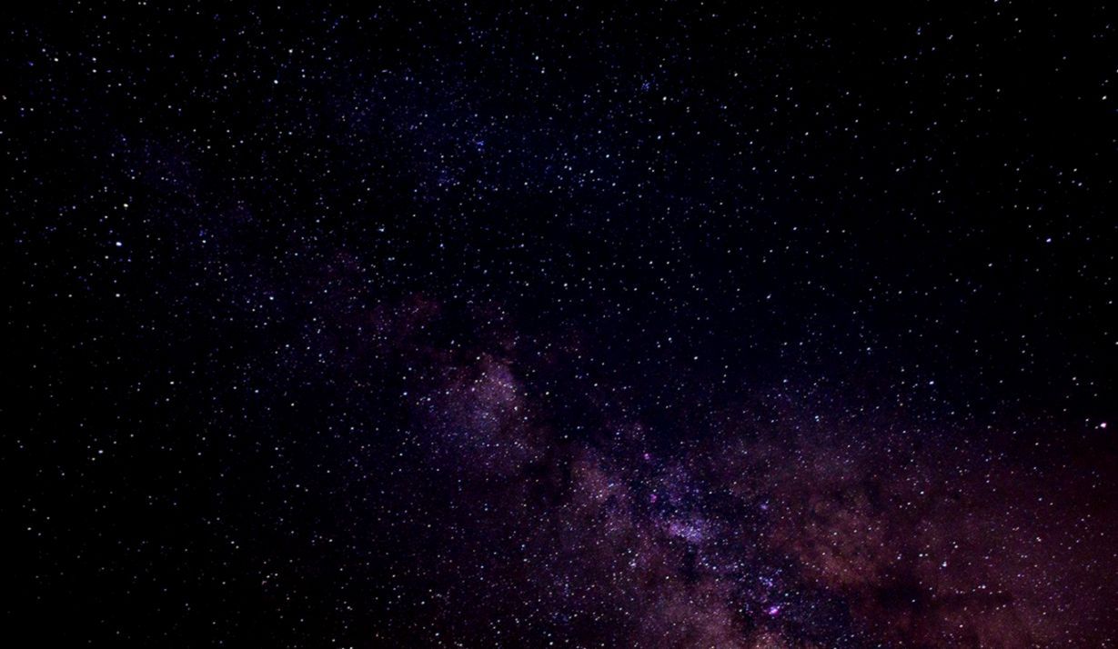Galassia stellata blu viola, 1229x714 HD, MacBook Pro