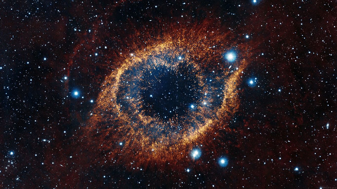Nebulosa dell'Elica spaziale, 1366x768 720p, HP Laptop