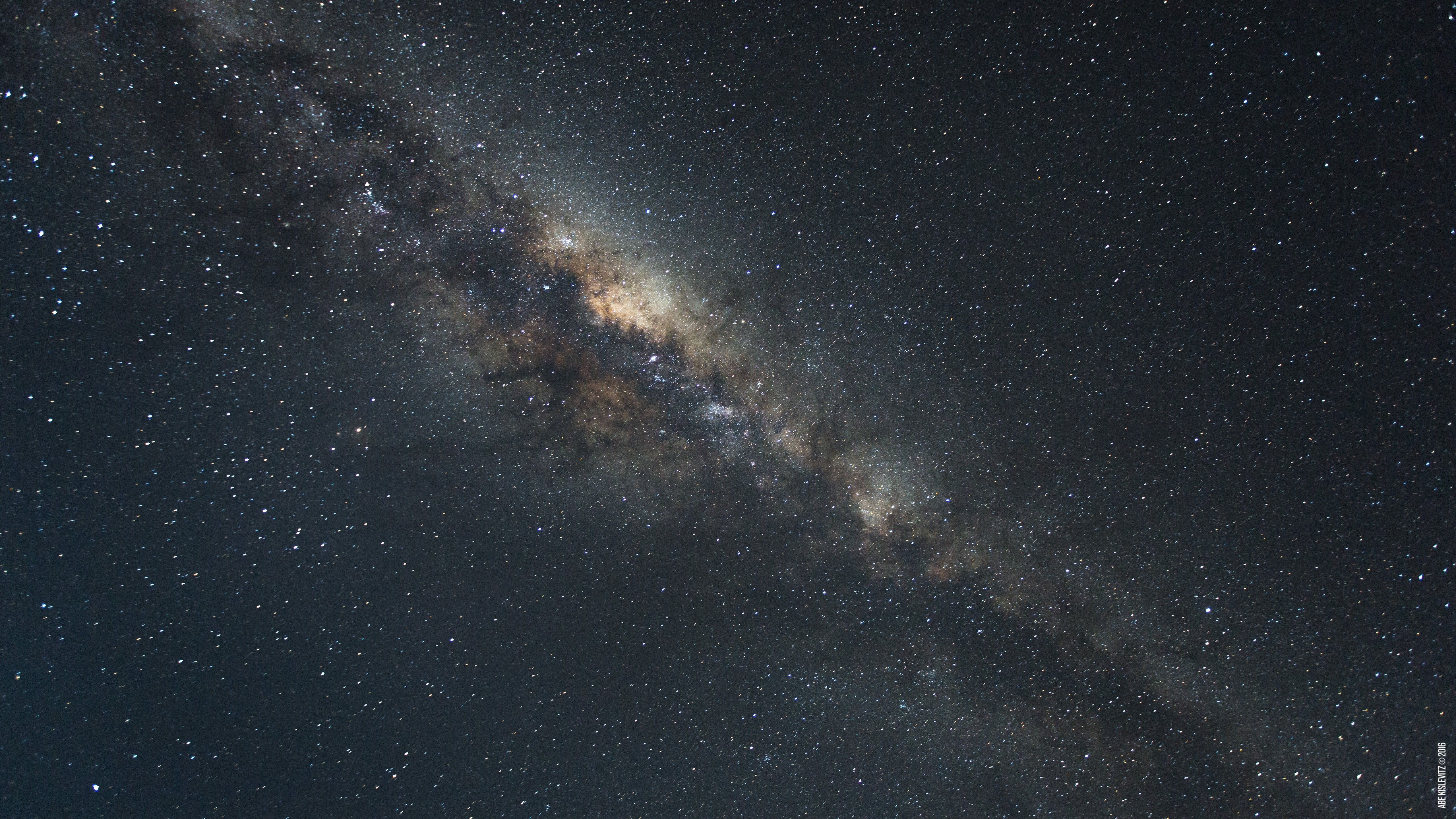 Via Lattea stellata notturna, 5120x2880 4K, Laptop