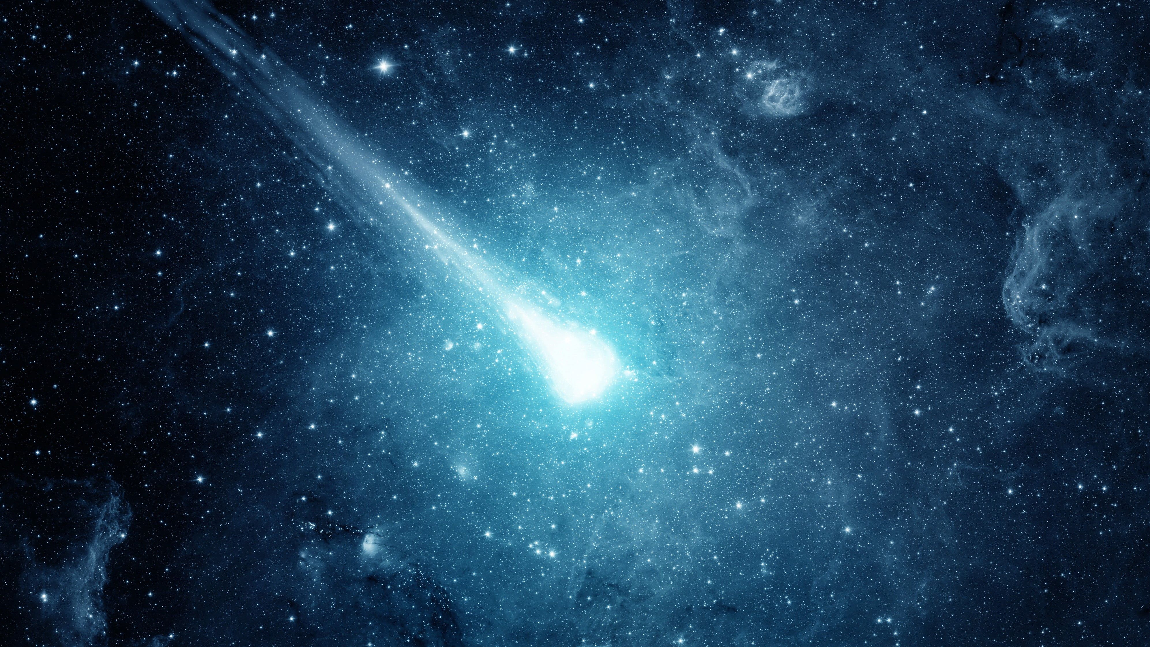Cometa luminosa nello spazio, 3988x2244 UHD, Ultrabook