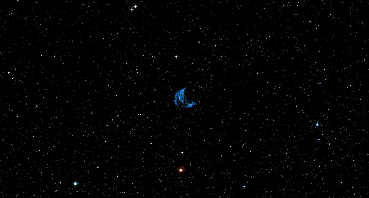 Nebulosa blu tra stelle, 1284x691 720p, ROG Asus Laptop
