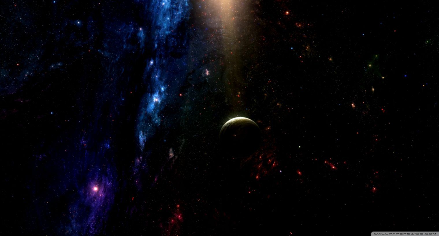 Pianeta nello spazio profondo, 1520x819 HD, Desktop