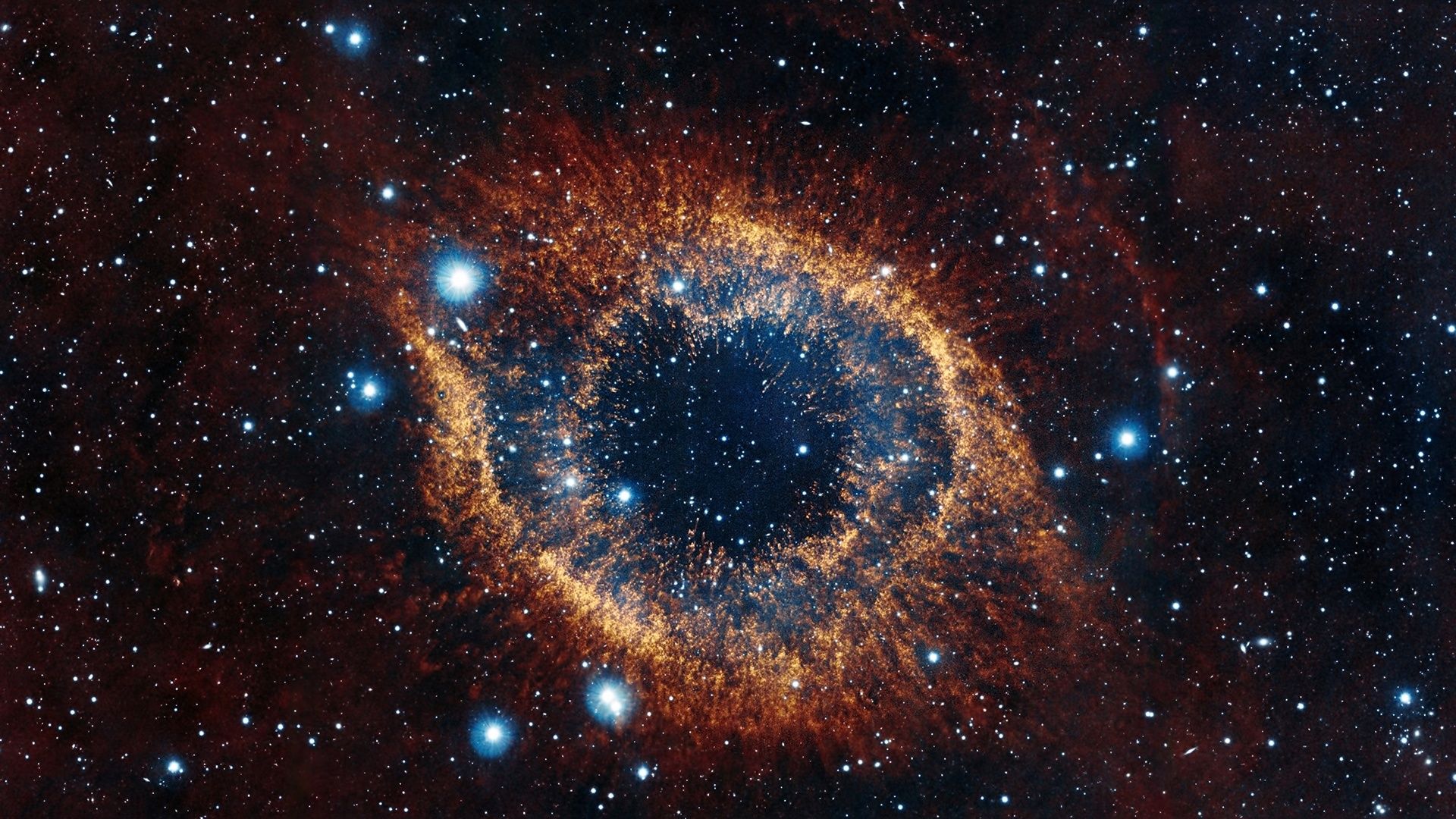 Nebulosa a spirale con stelle, 1920x1080 1080p, Desktop