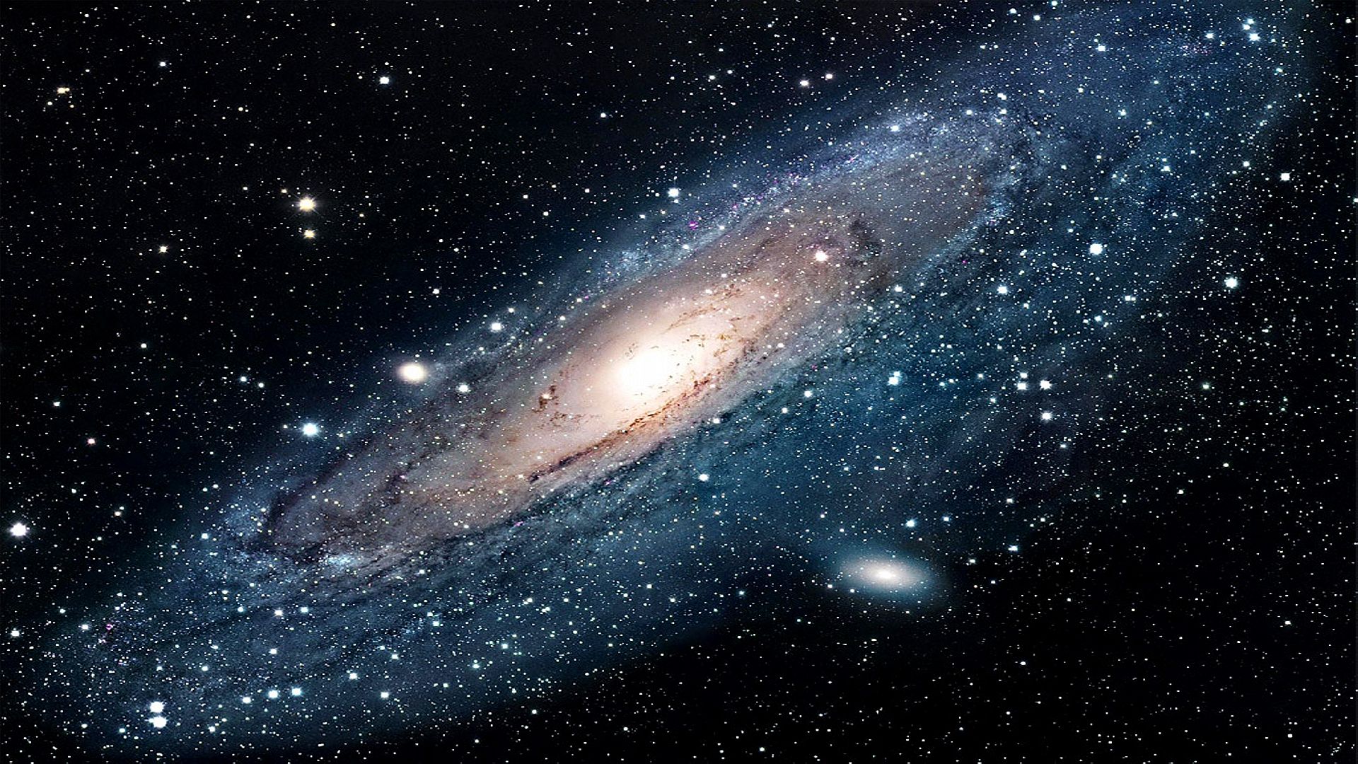 Galassia a spirale nello spazio, 1920x1080 Full HD, Desktop