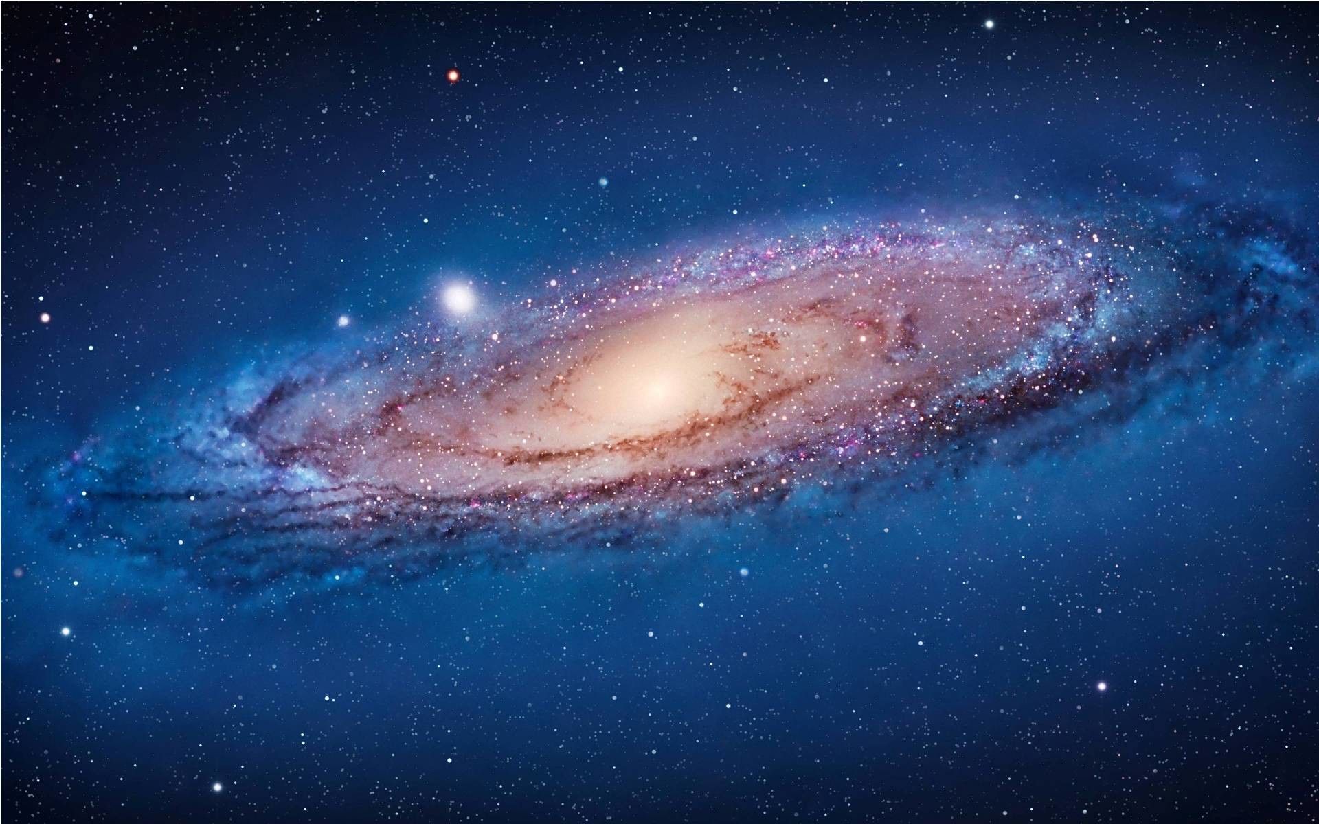 Galassia a spirale blu, 1920x1200 Full HD+ WUXGA, iMac