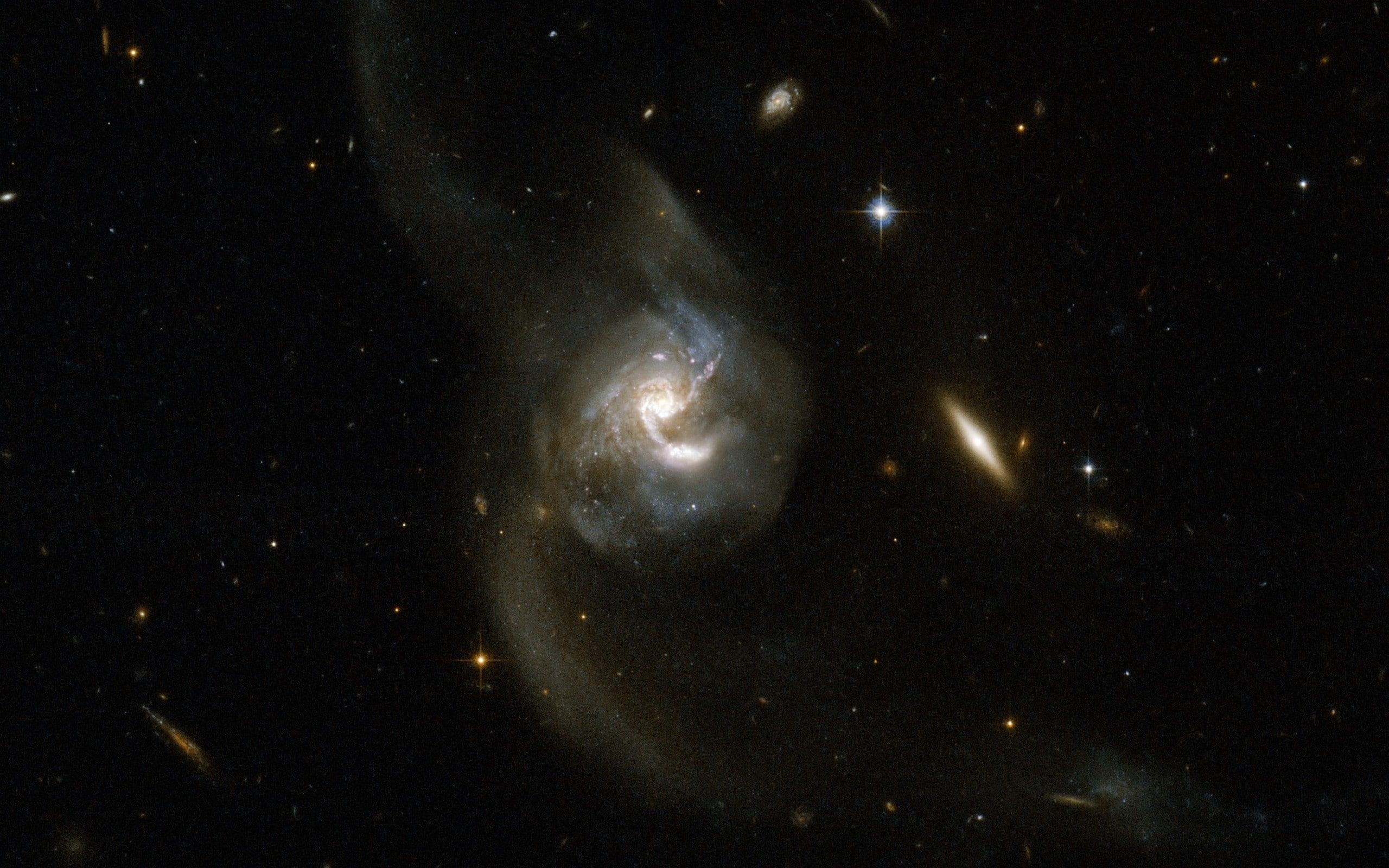 Galassia a spirale nello spazio, 2560x1600 2K, PC