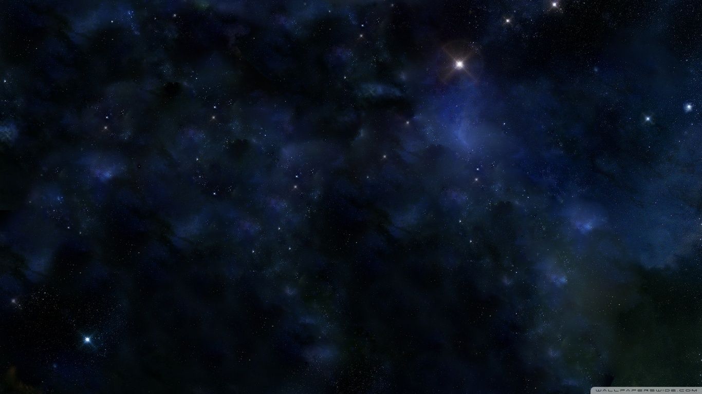 Nebulosa blu spazio profondo, 1366x768 720p, iMac