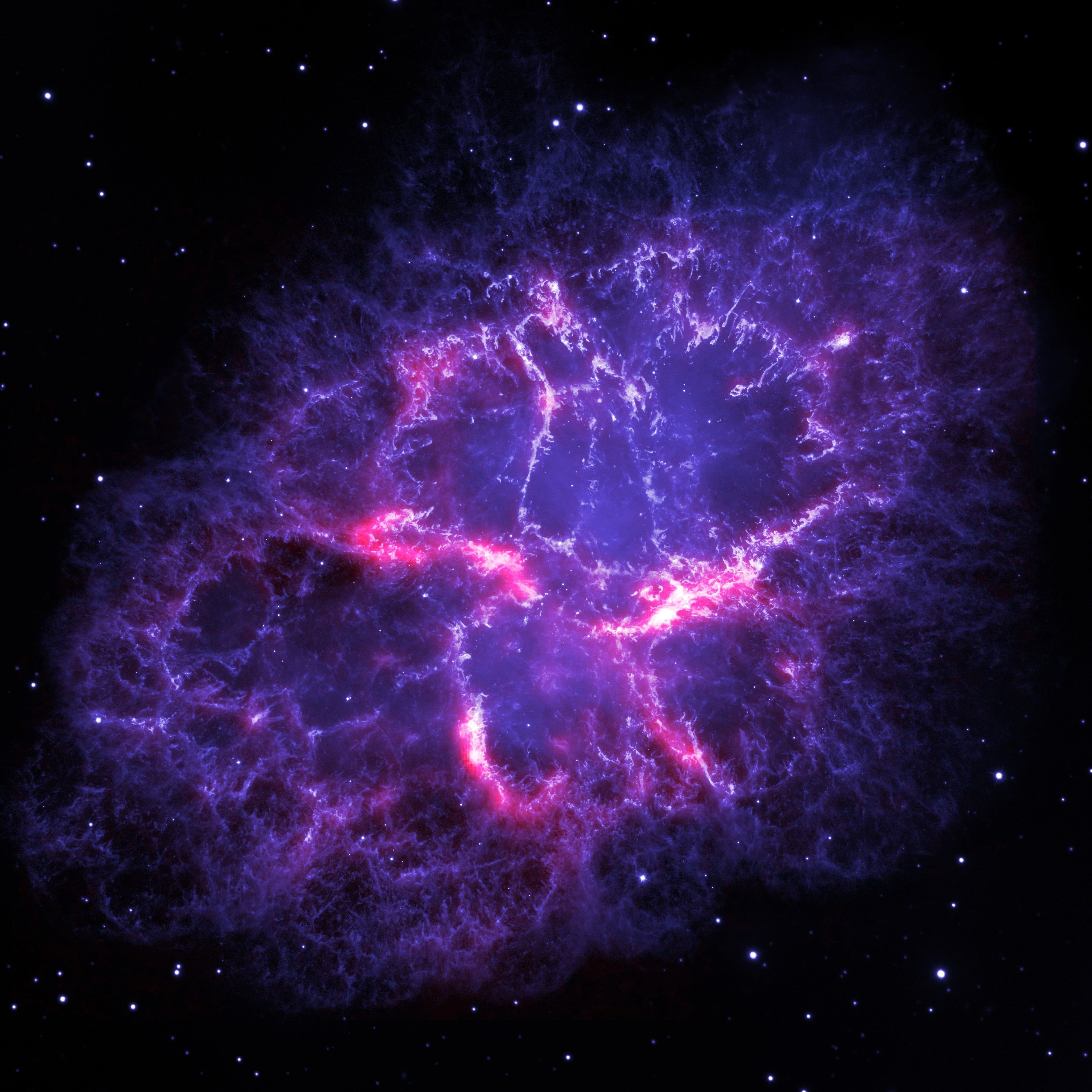 Nebulosa del Granchio viola, 3864x3864 Ultra HD, 4K TV