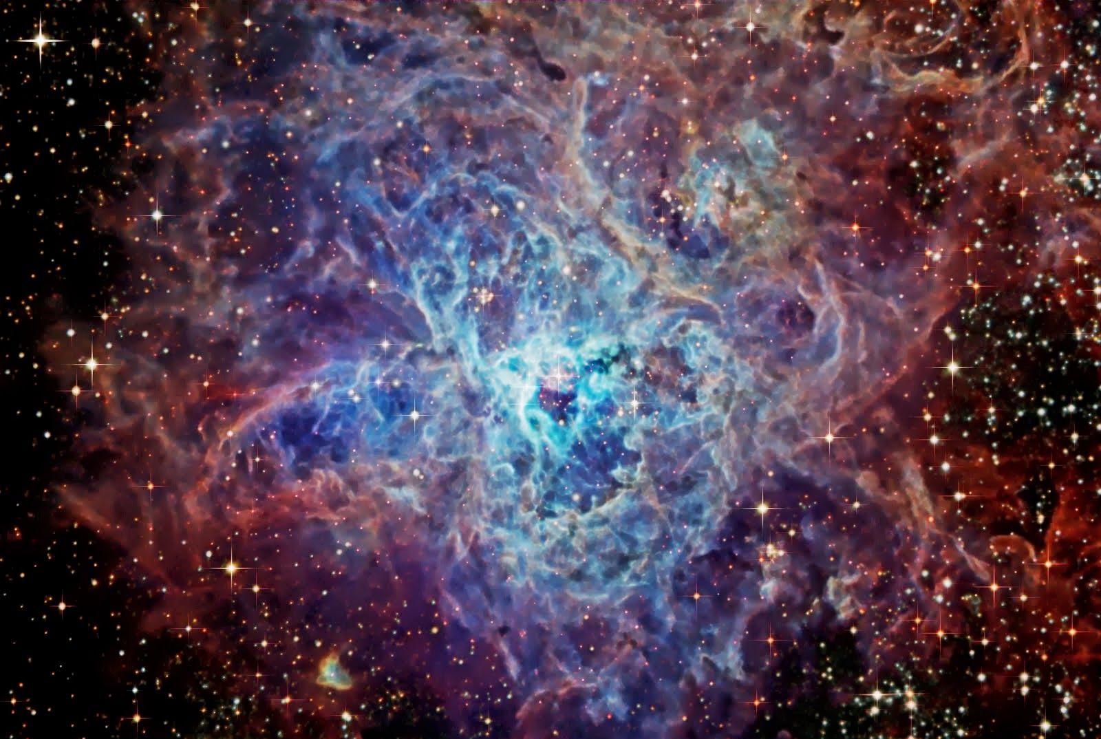 Nebulosa colorata nello spazio, 1600x1074 900p, PC