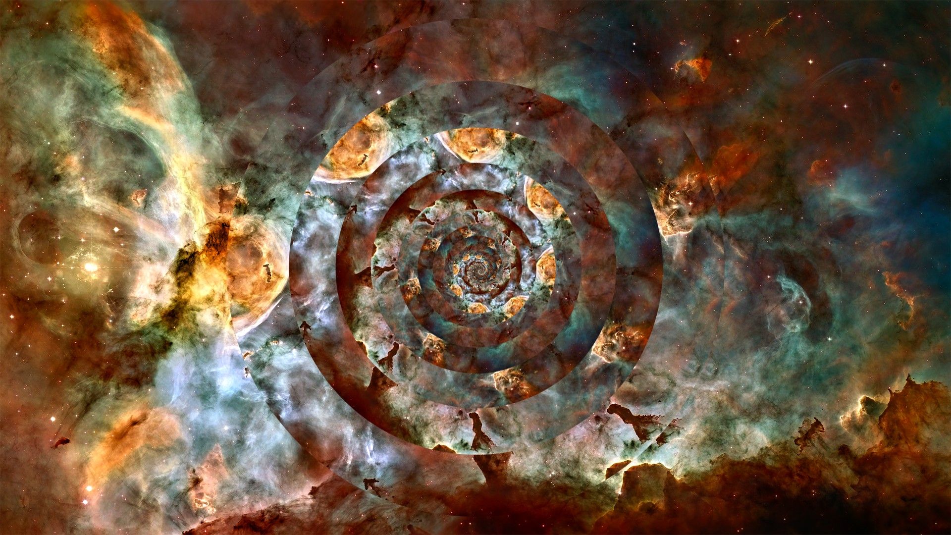 Spirale nebulosa psichedelica spazio, 1920x1080 Full HD 1080p, Desktop