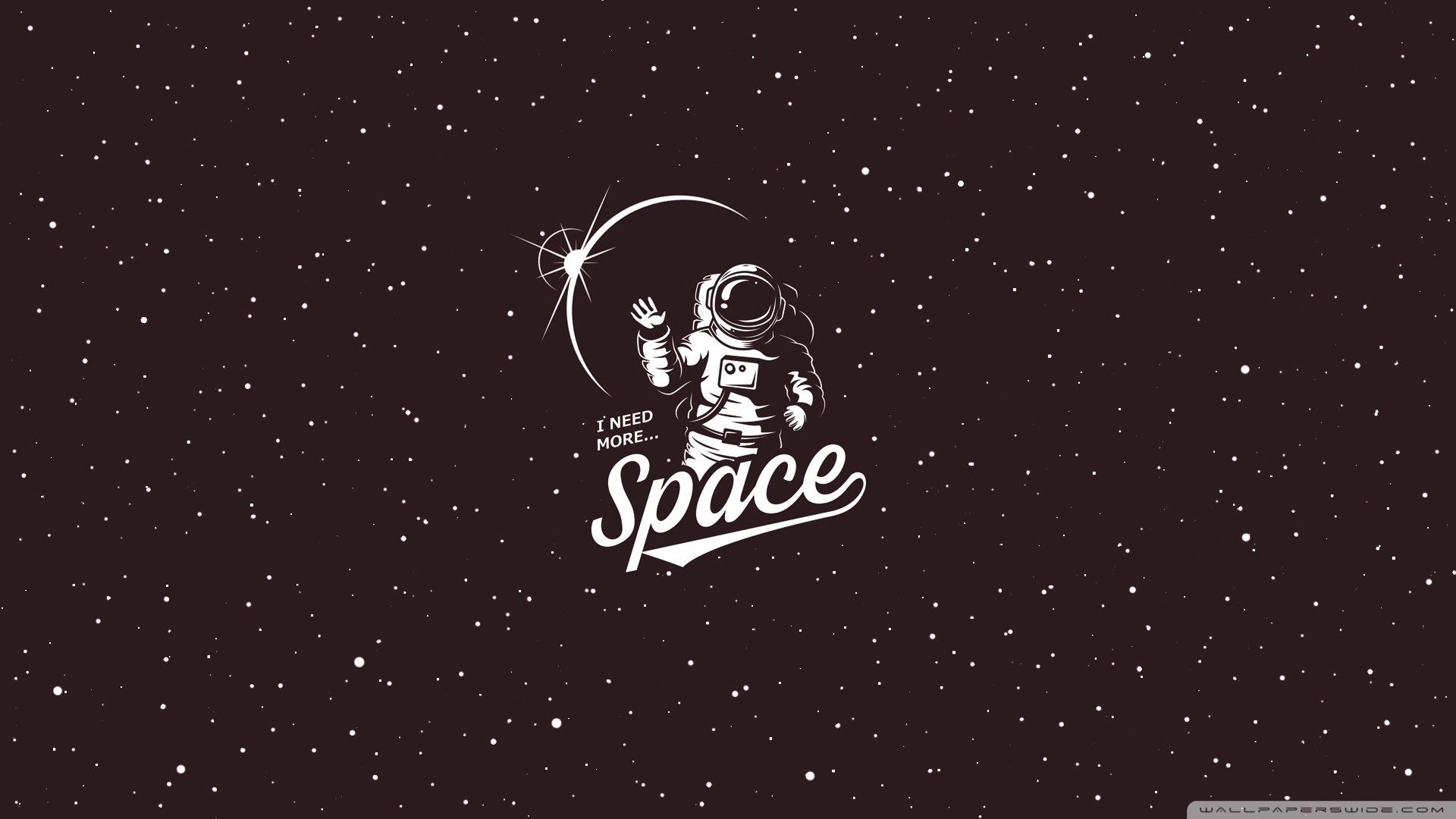 Astronauta luna scritta Space, 1920x1080 1080p, Laptop