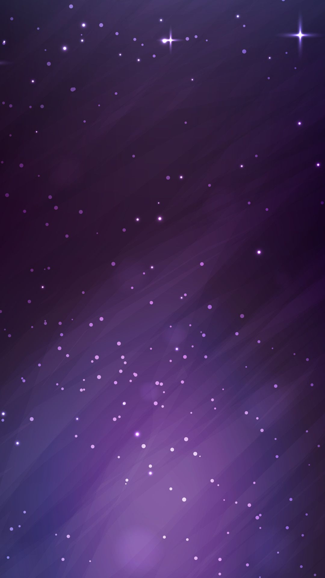 Cielo stellato viola nebuloso, 1080x1920 Verticale, Samsung Galaxy