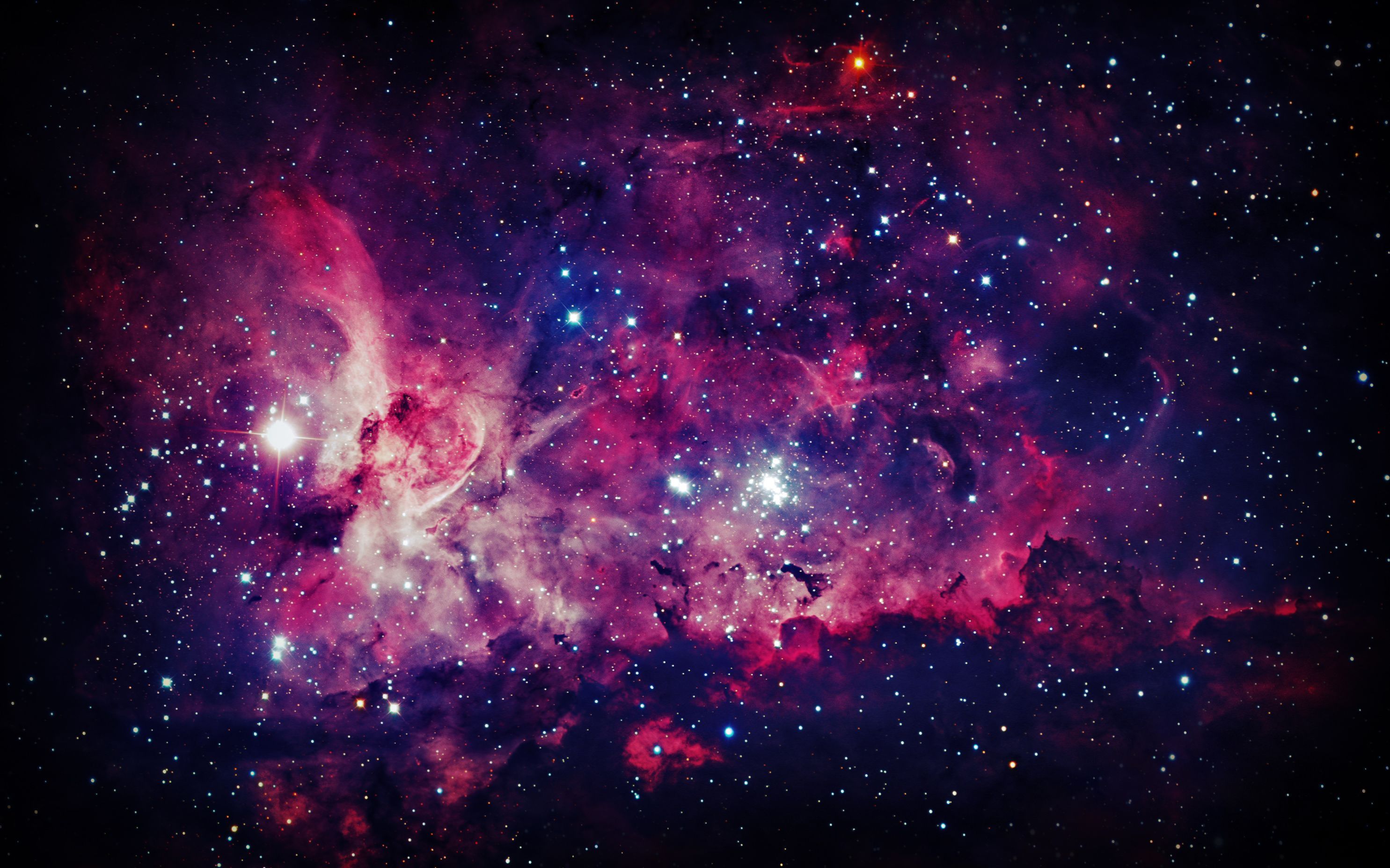 Nebulosa viola nello spazio, 2970x1856 WQXGA, Monitor Gaming