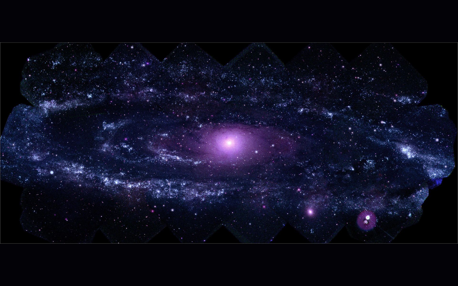 Galassia viola nello spazio, 1920x1200 Full HD+, Desktop
