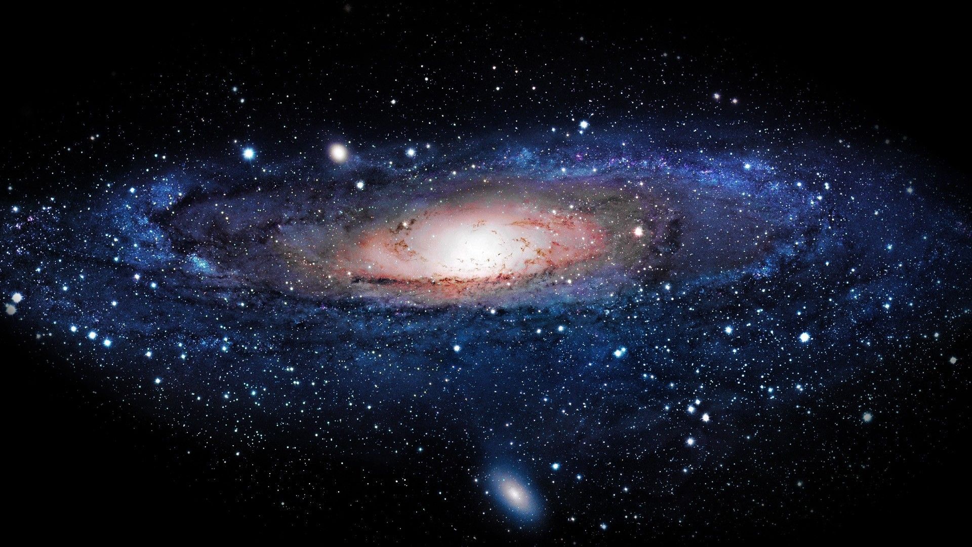 Galassia a spirale blu, 1920x1080 1080p, Desktop