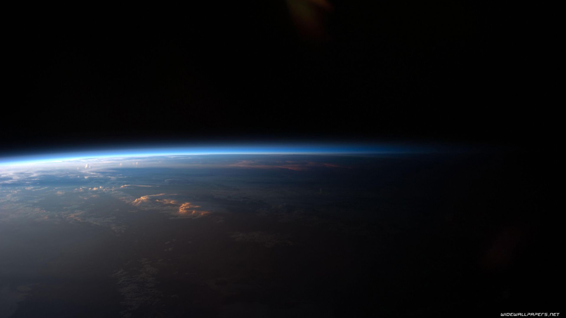 Curvatura Terra vista spazio, 1920x1080 1080p, Desktop